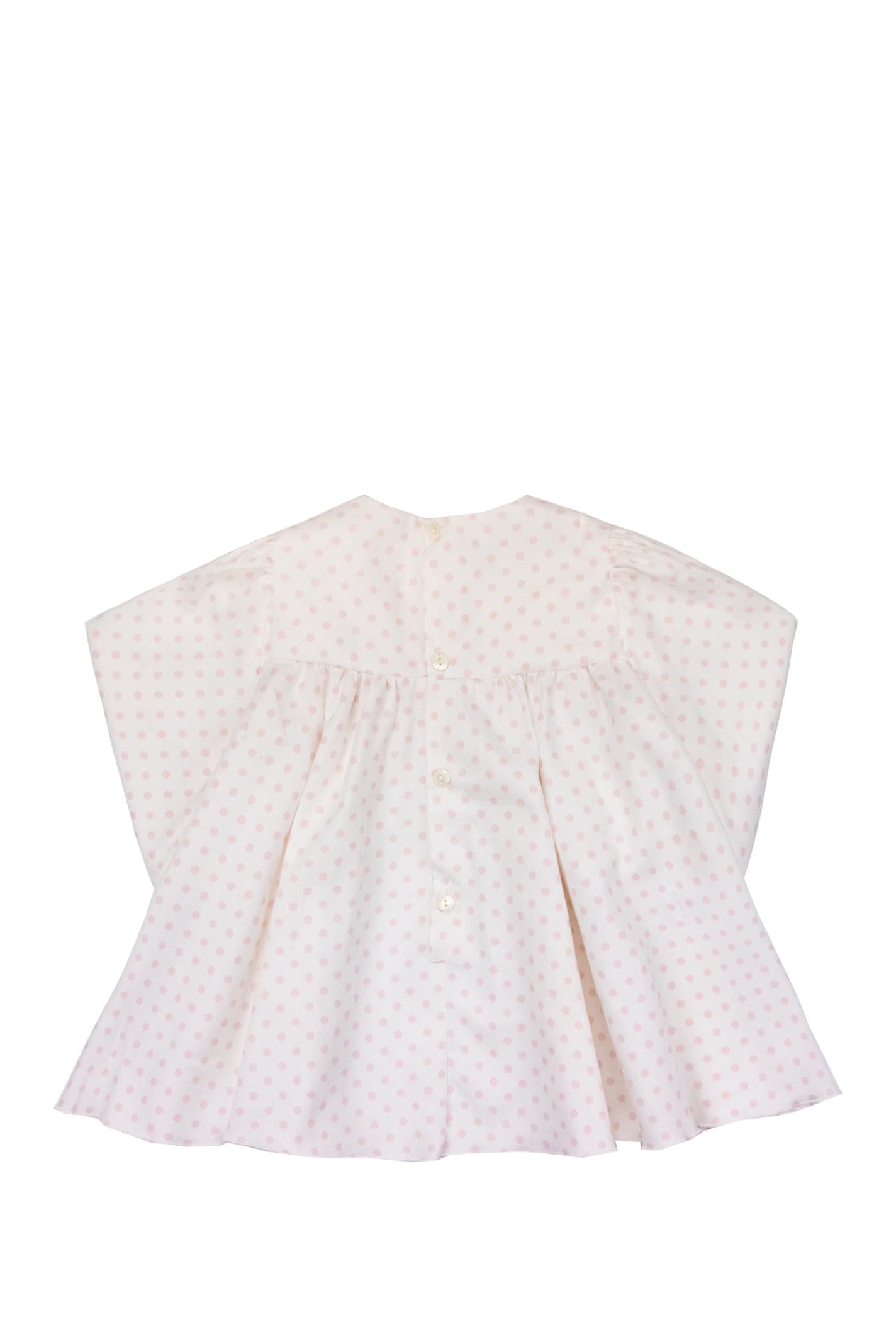 Shop La Stupenderia Cotton Shirt In White