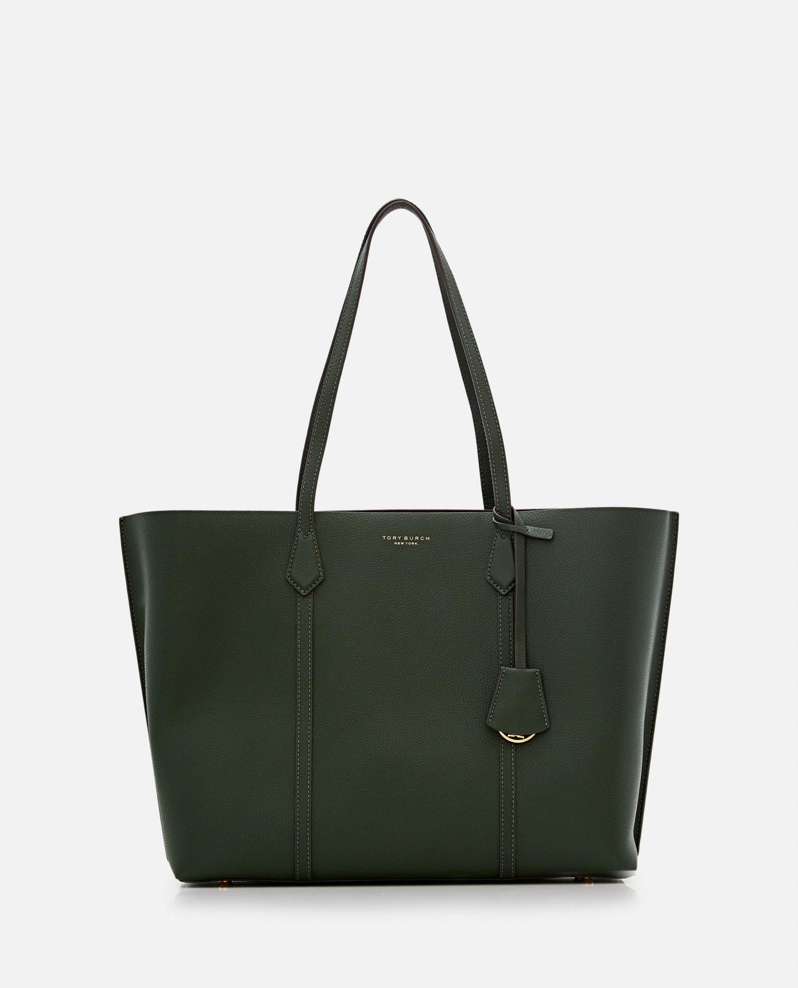 Shop Tory Burch Perry Triple-compartment Tote Bag In Green