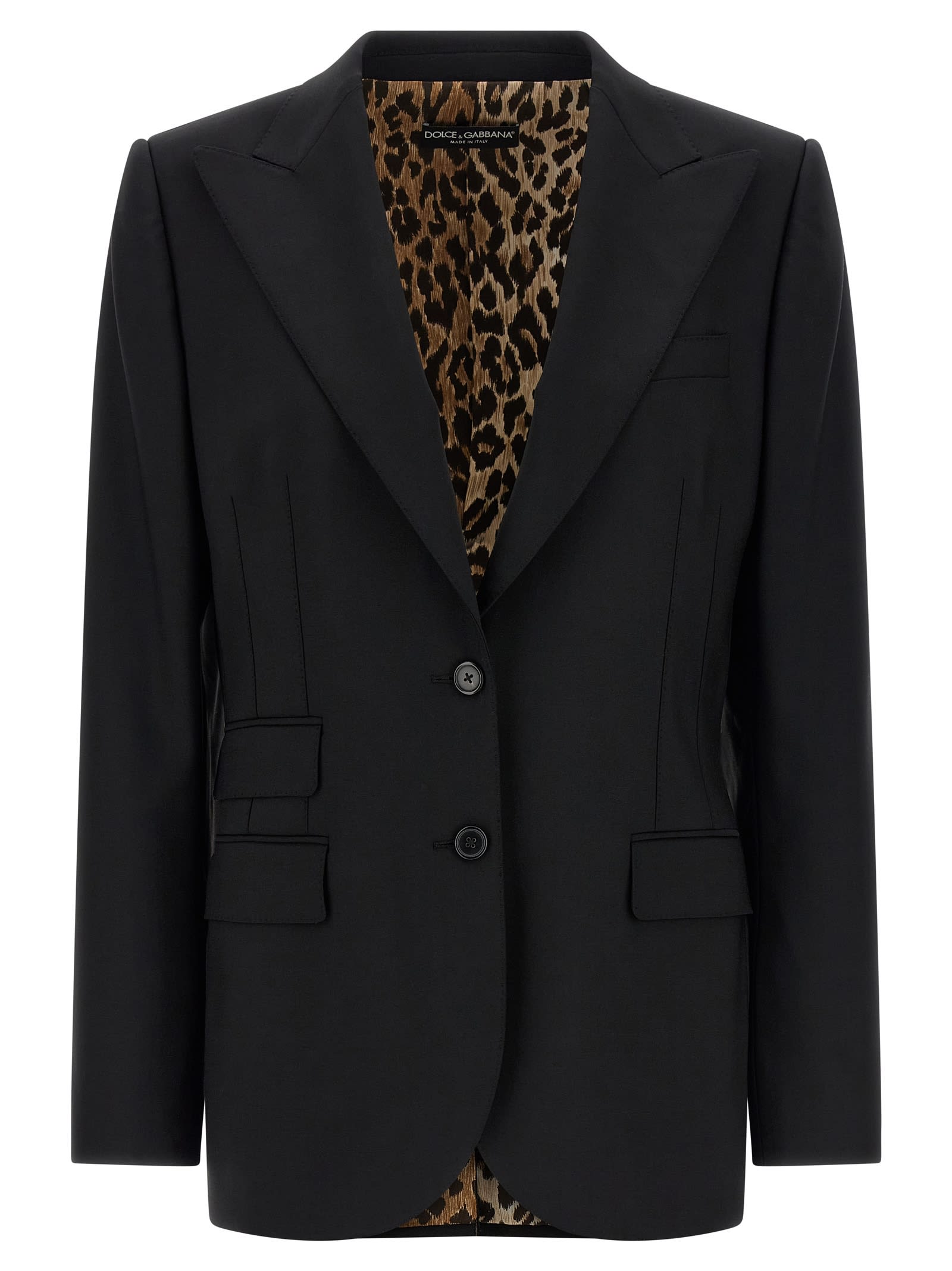 Dolce & Gabbana Turlington Blazer In Black