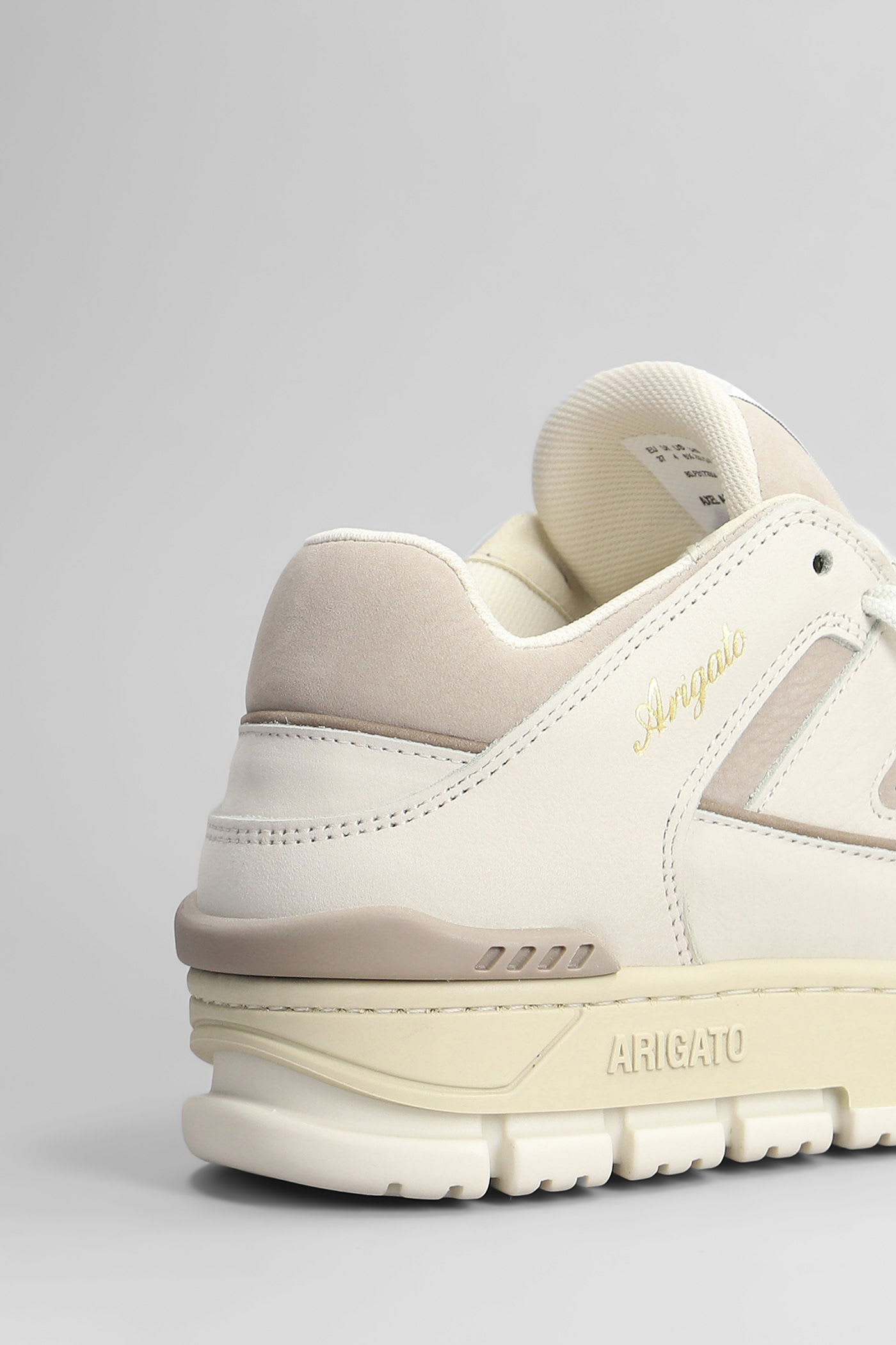Axel Arigato Area Lo Sneaker Sneakers In Beige Nubuck In Neutral