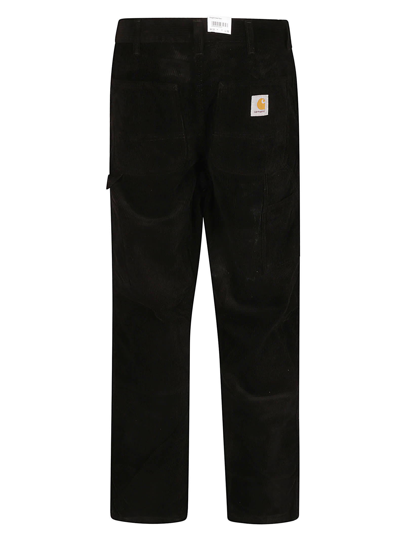 Shop Carhartt Straight Crop Jeans In Nero