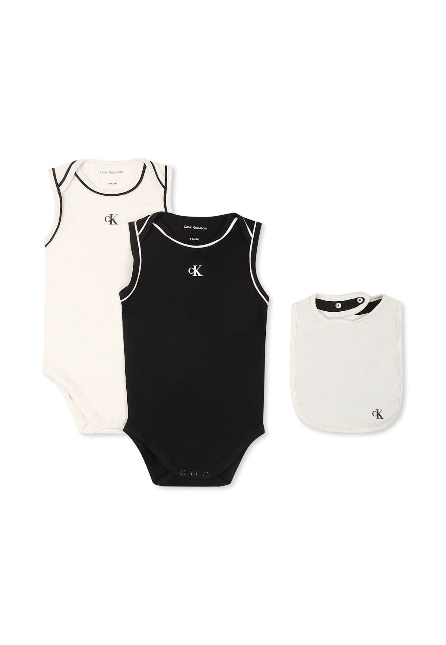 Calvin Klein Multicolor Body Set For Babykids With Logo In Multicolor