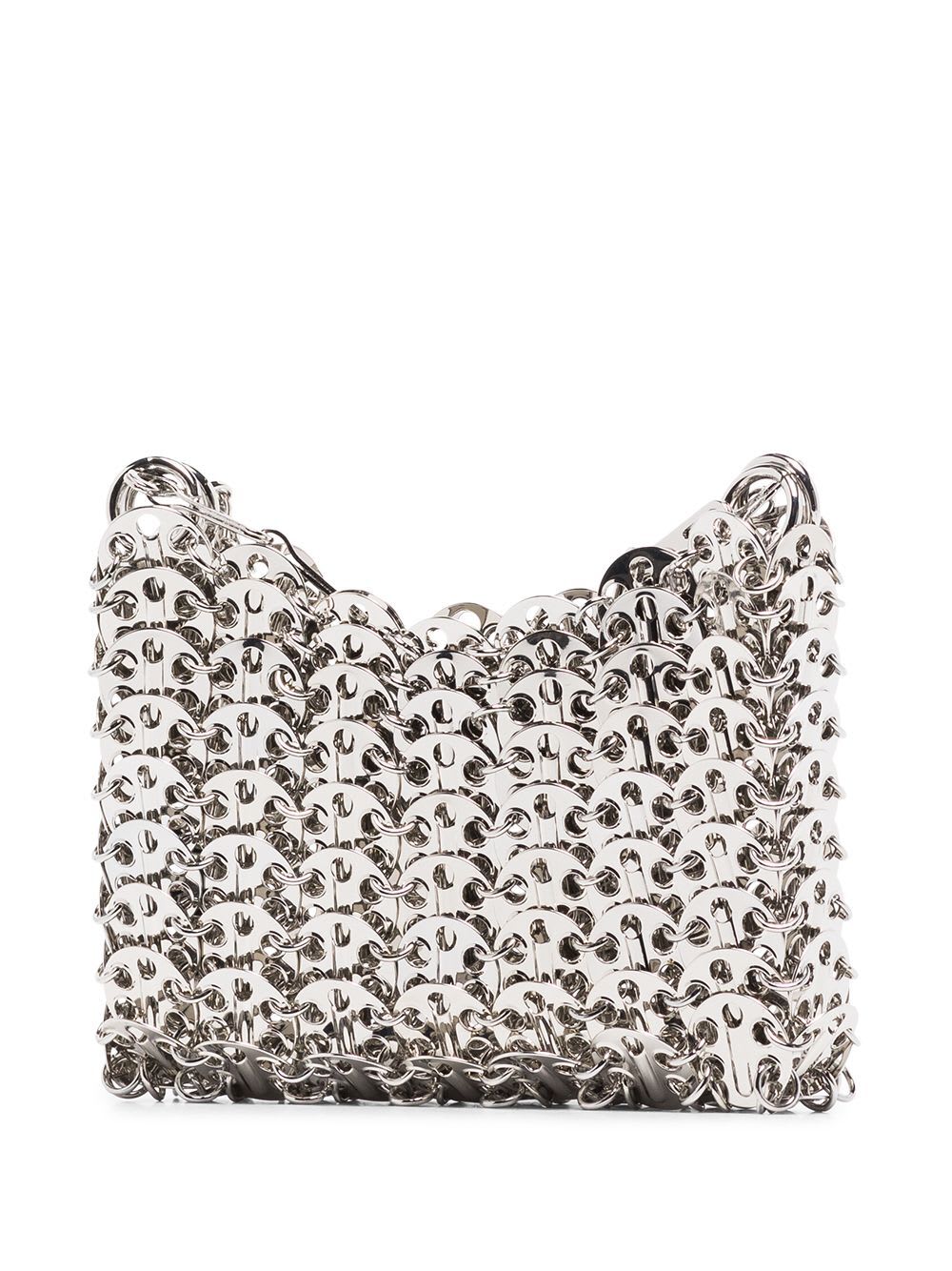 Shop Rabanne 1969 Nano Bag In Silver