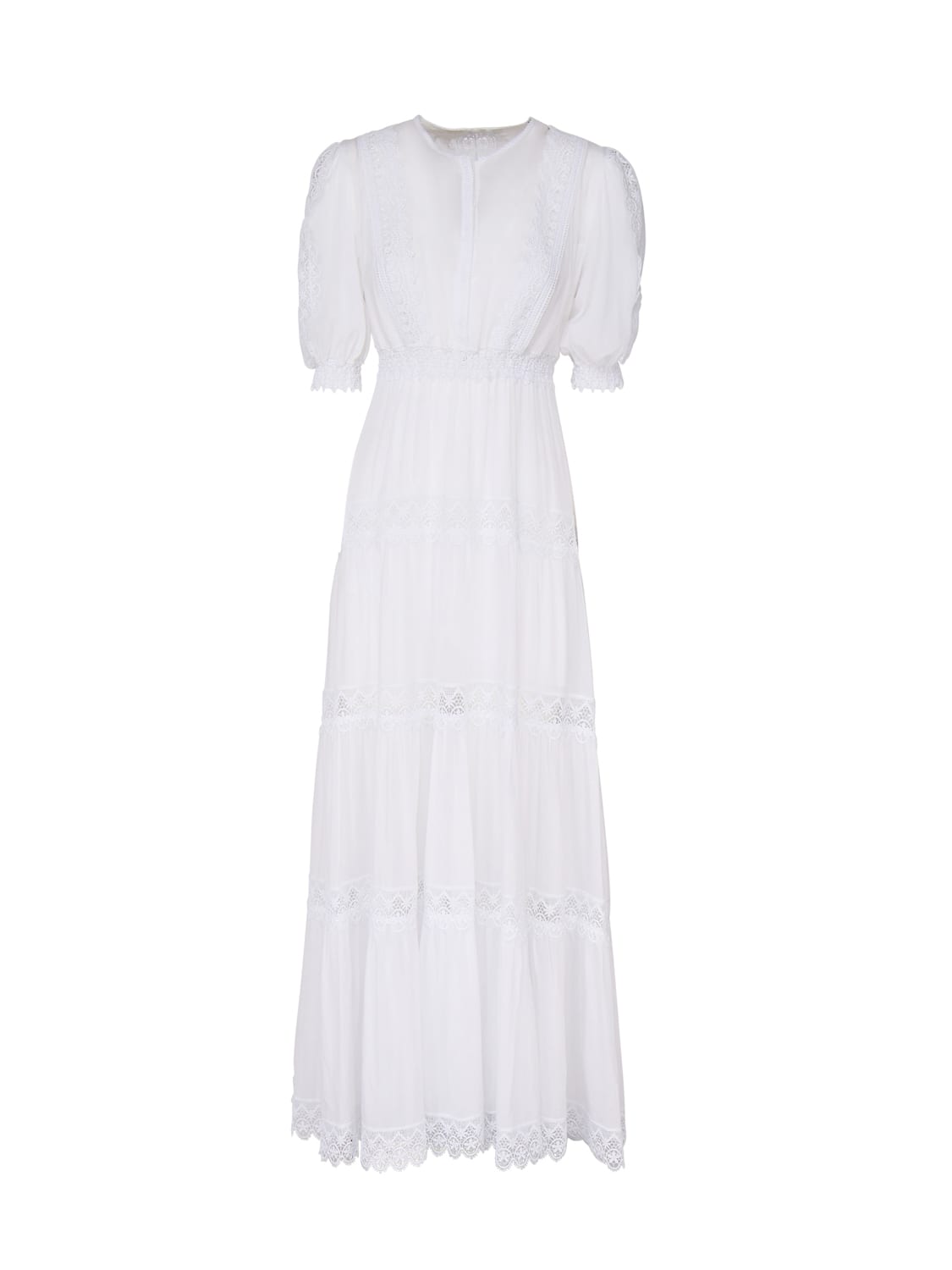 Shop Charo Ruiz Nadine Longdress In White