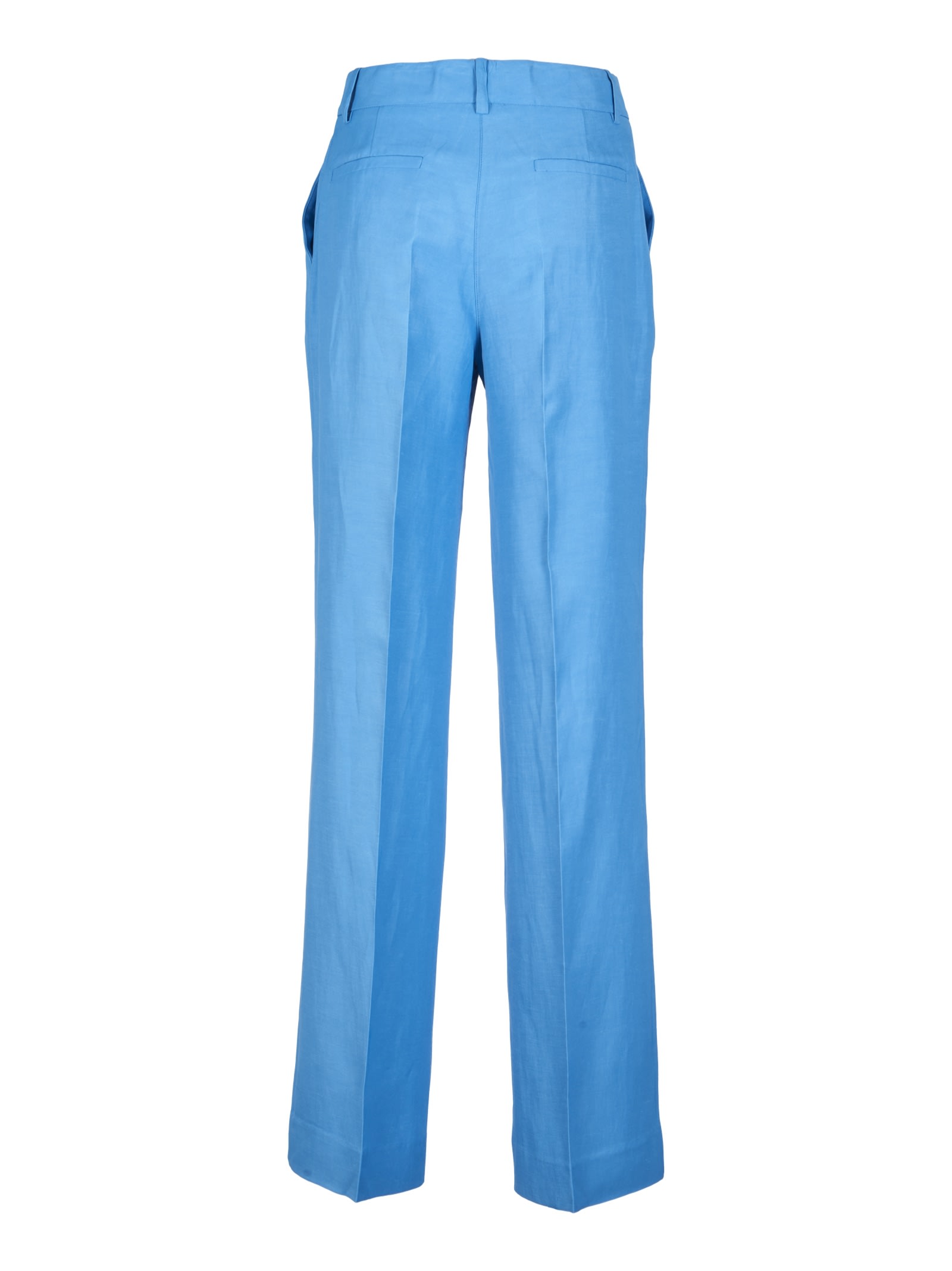 P.a.r.o.s.h Buttoned Trousers In Bianco