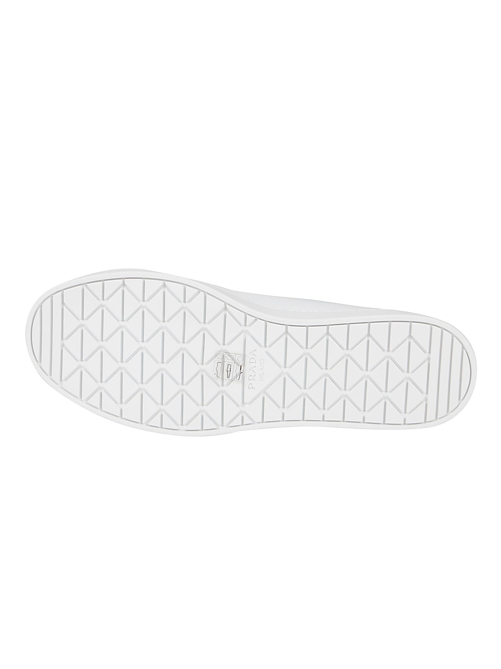 Shop Prada Lane Sneakers In White