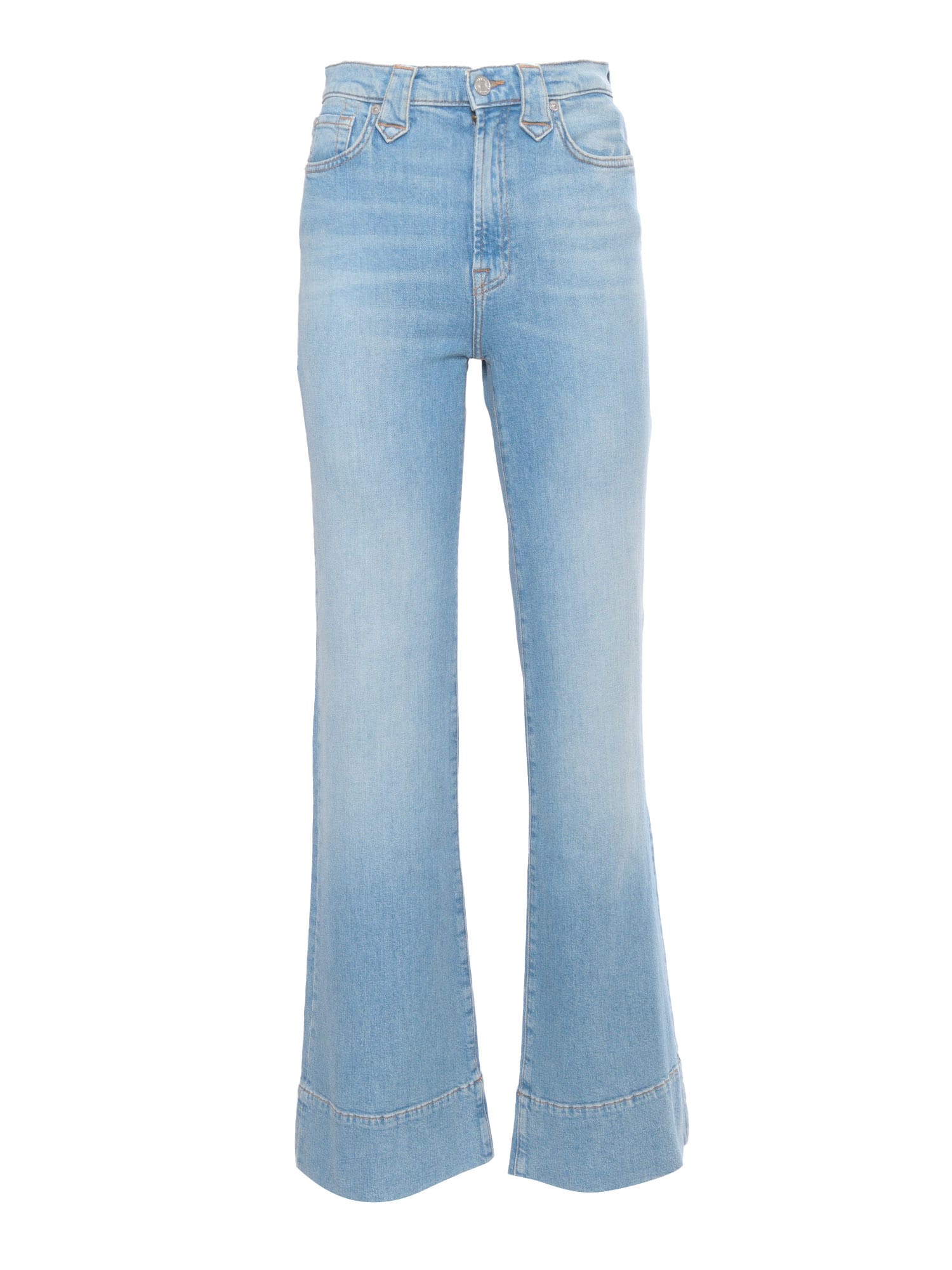 7 FOR ALL MANKIND WOMENS FLARED JEANS