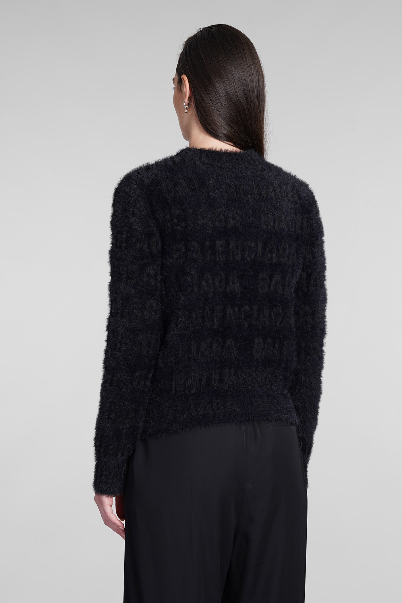 Shop Balenciaga Knitwear In Black Wool