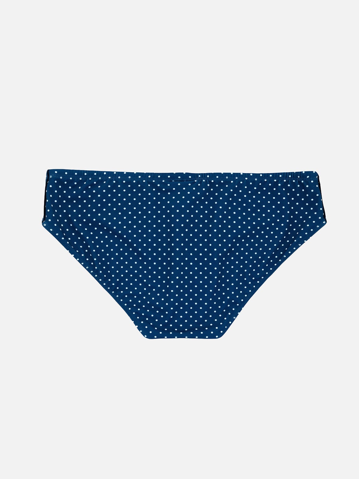 Shop Mc2 Saint Barth Man Polka Dots Swim Briefs Cayo In Blue