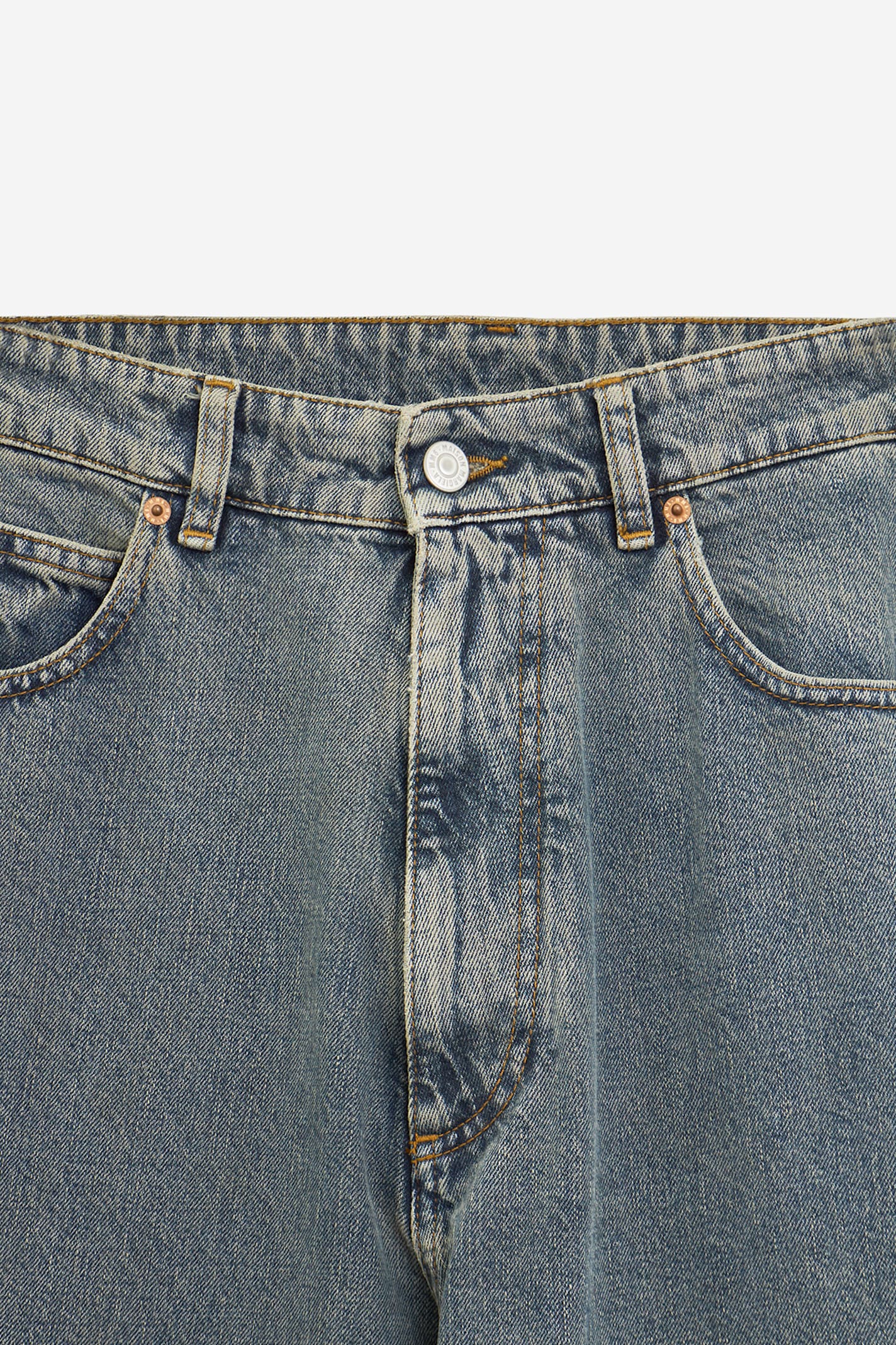 Mm6 Maison Margiela 5 Pocket Jeans In Blue