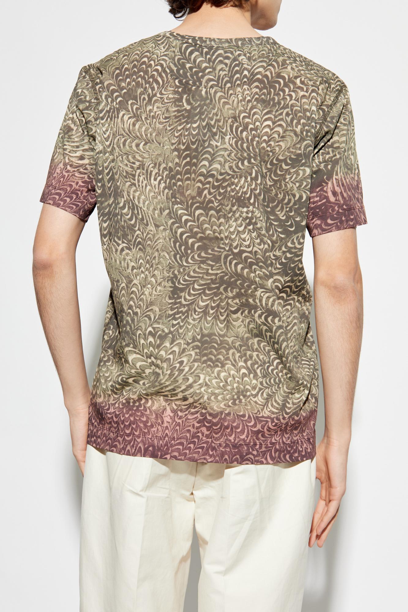 Dries Van Noten Patterned T-shirt In Multicolour