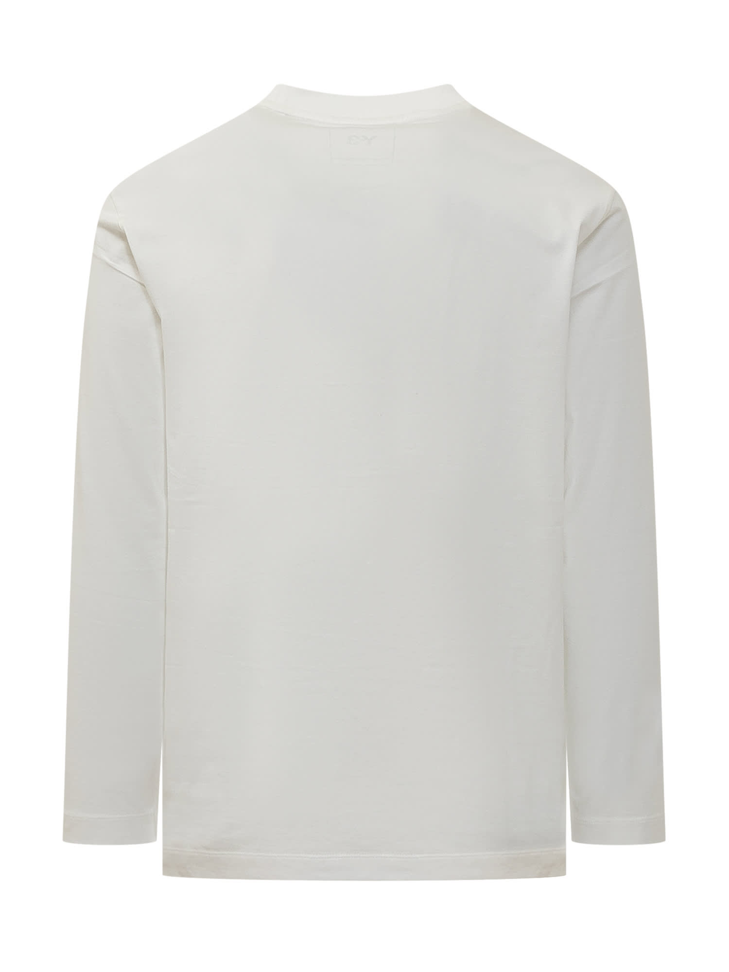 Y-3 T-shirt In White Cotton In Core White