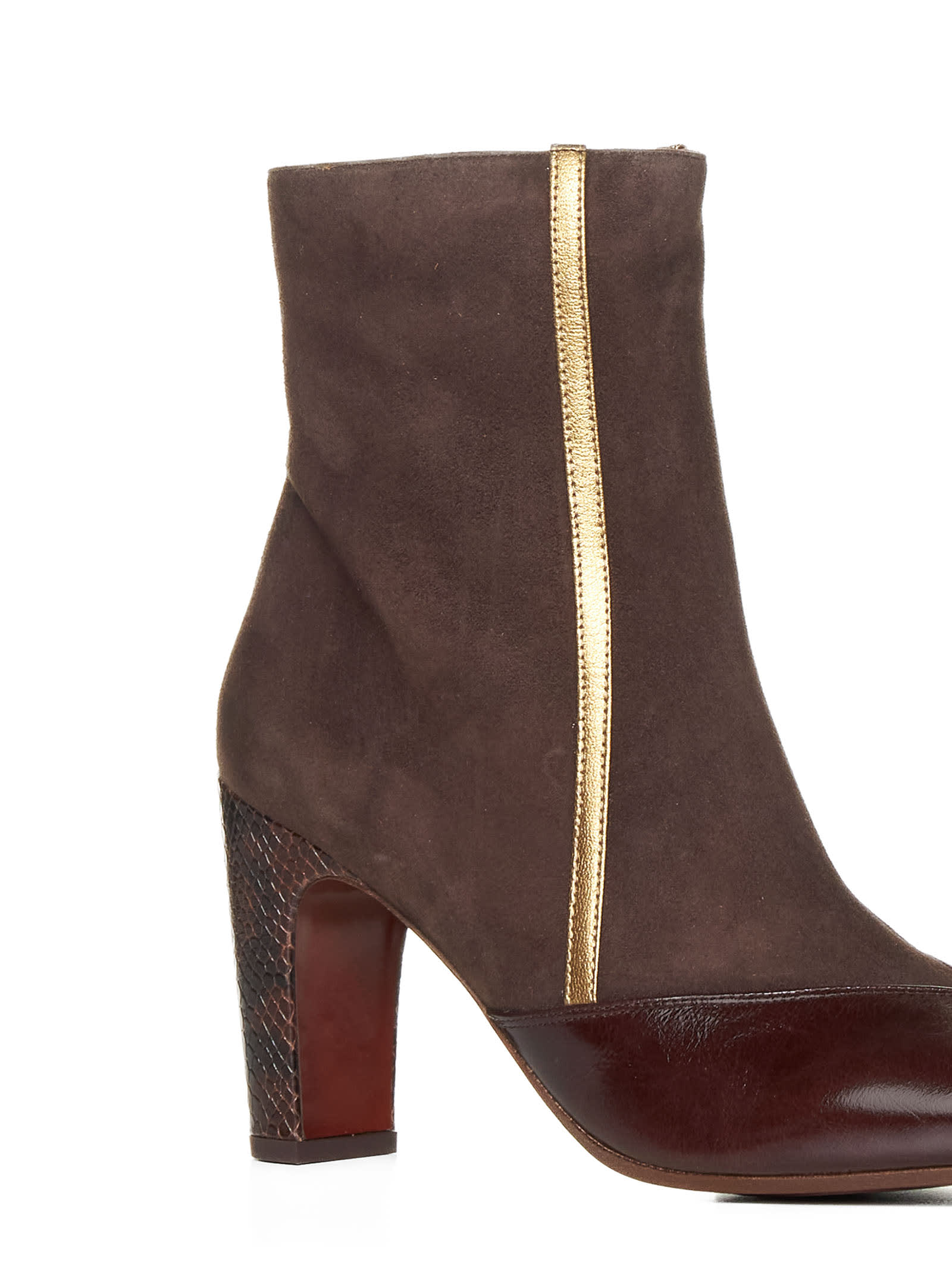 Shop Chie Mihara Boots In Testa Bronce