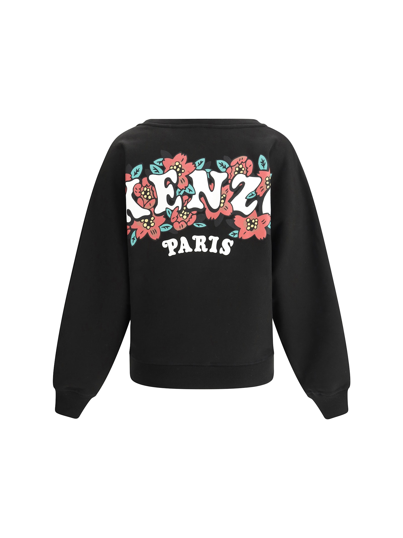Kenzo X Verdy Logo-print Sweatshirt In Noir
