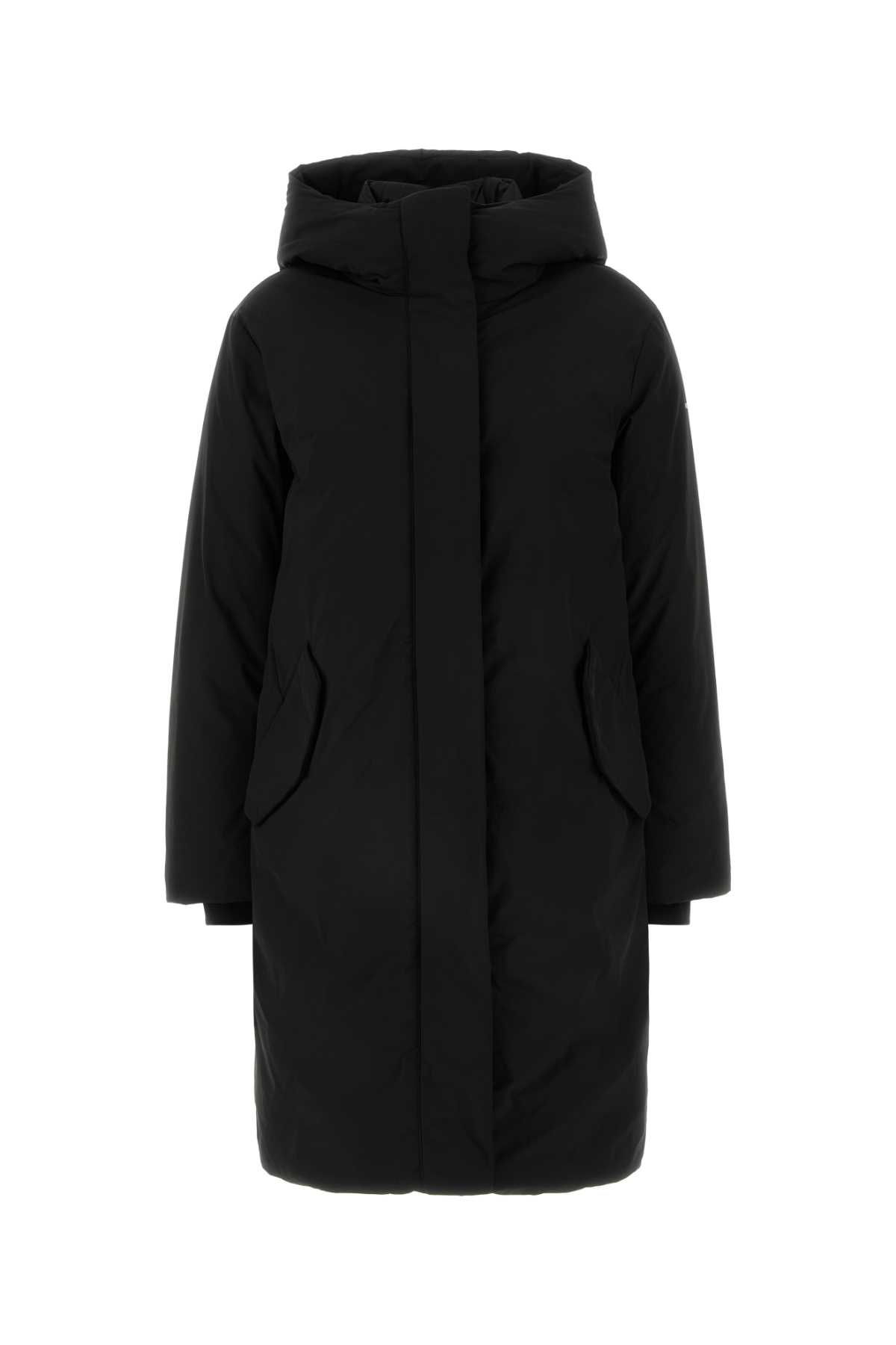 Woolrich Black Polyester Cocoon Parka