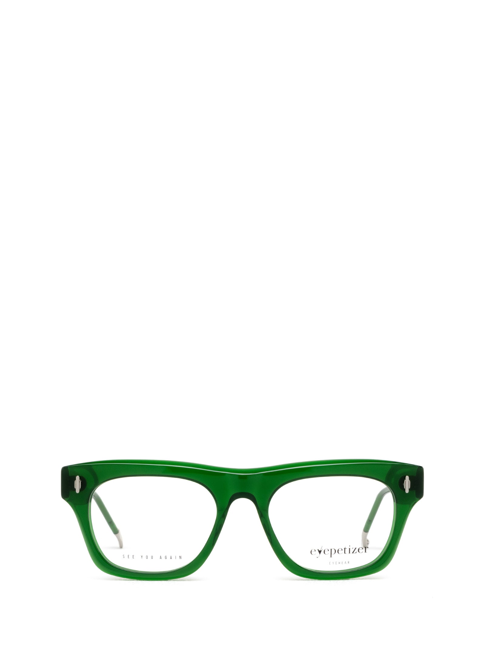Eyepetizer Marcello Transparent Green Glasses