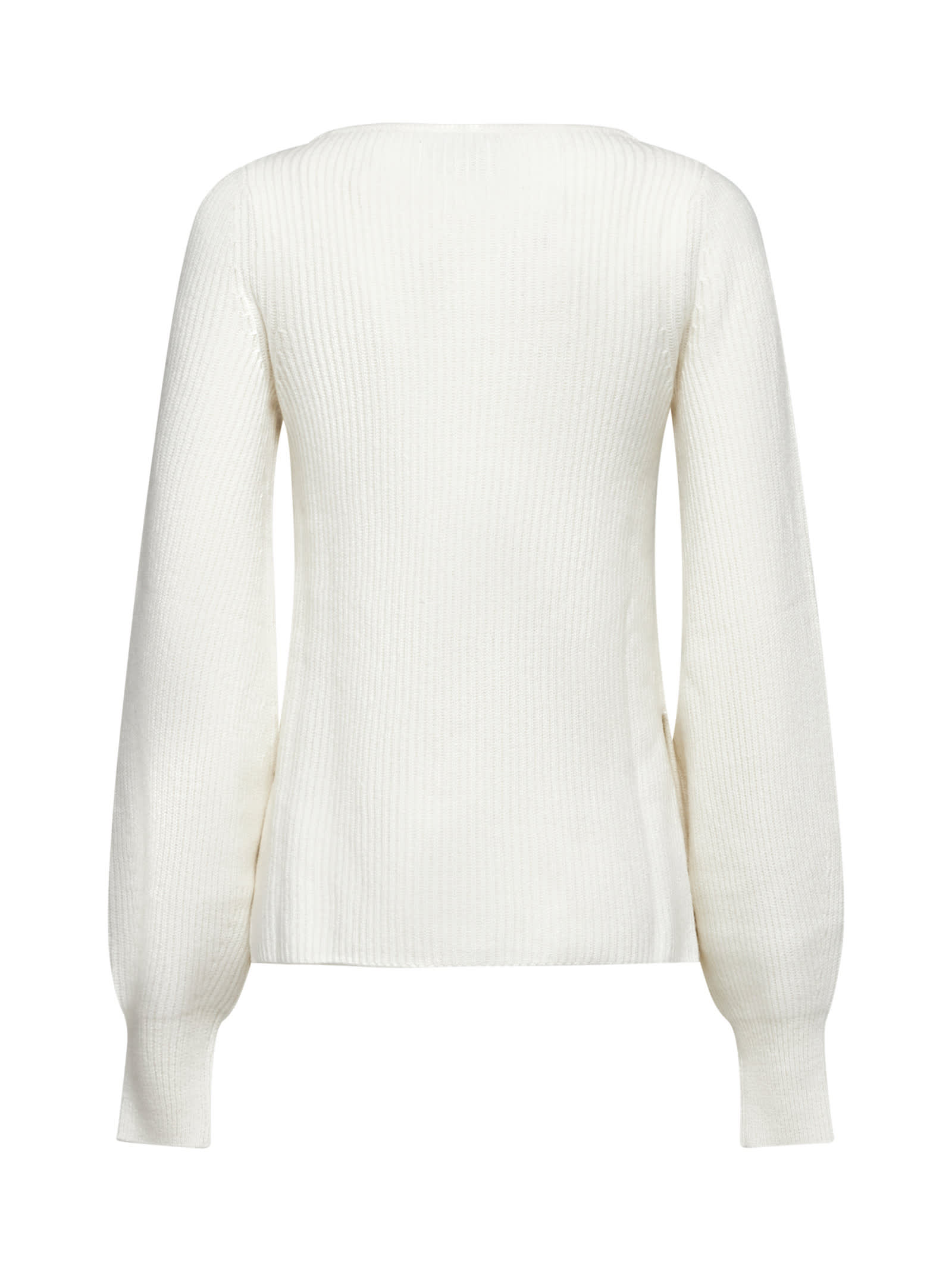 Shop Loulou Studio Sweater In Bianco