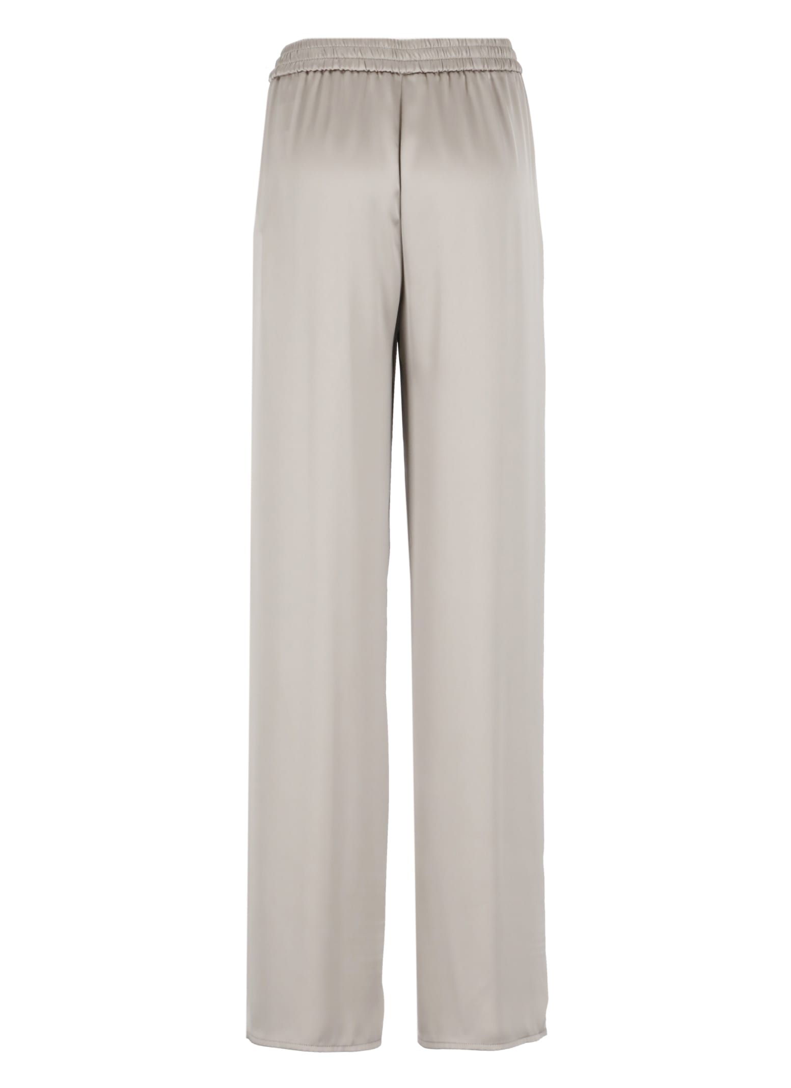 Shop Herno Satin Pants In Grey