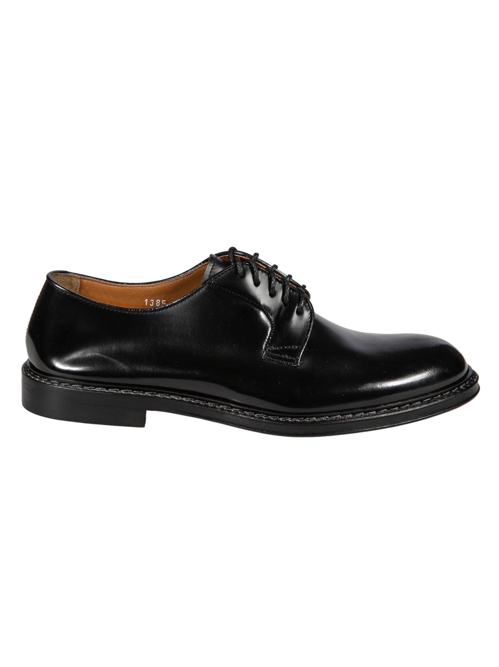 Doucals Round Toe Classic Derby Shoes
