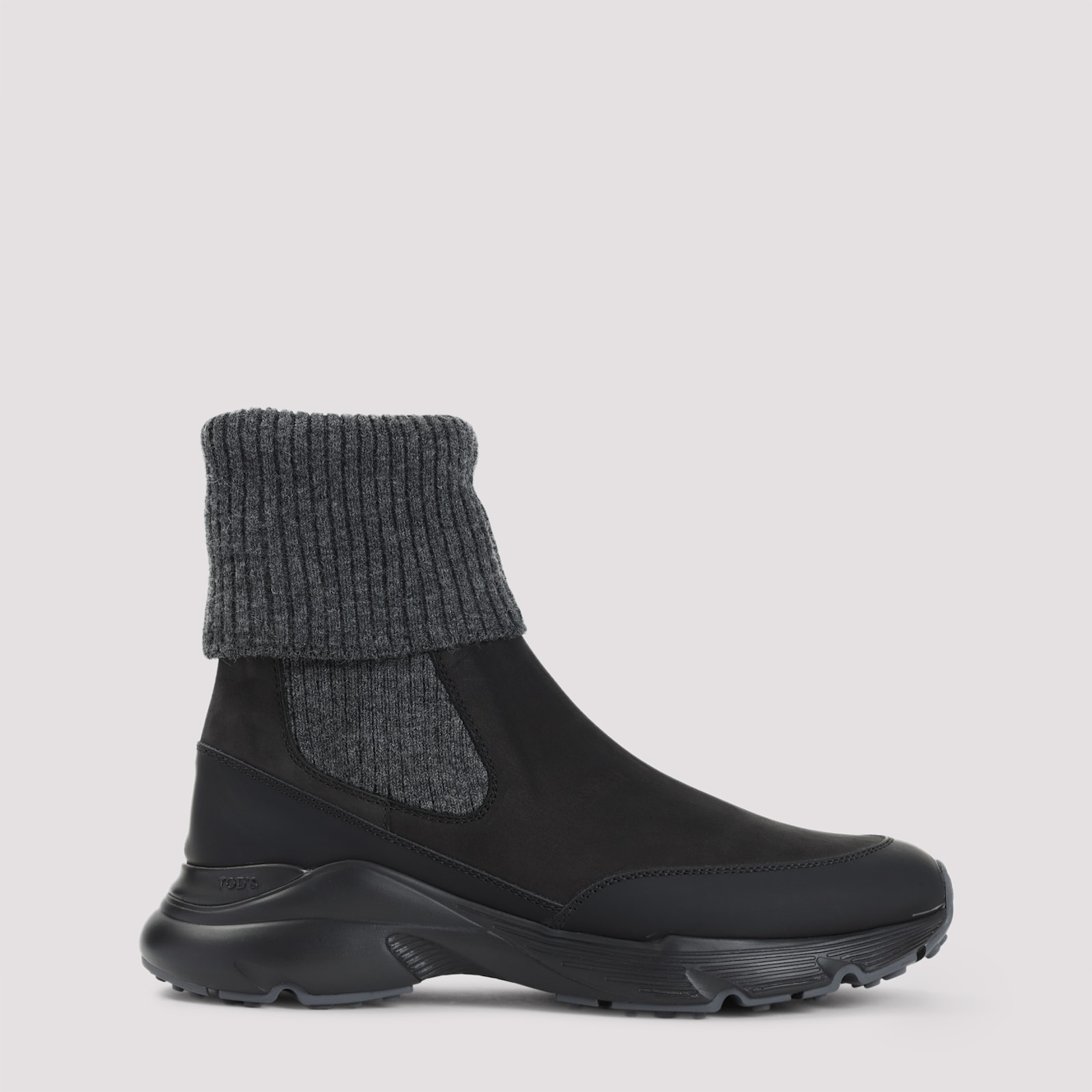 Tod's Ankle Boots With Suede Upper In Black