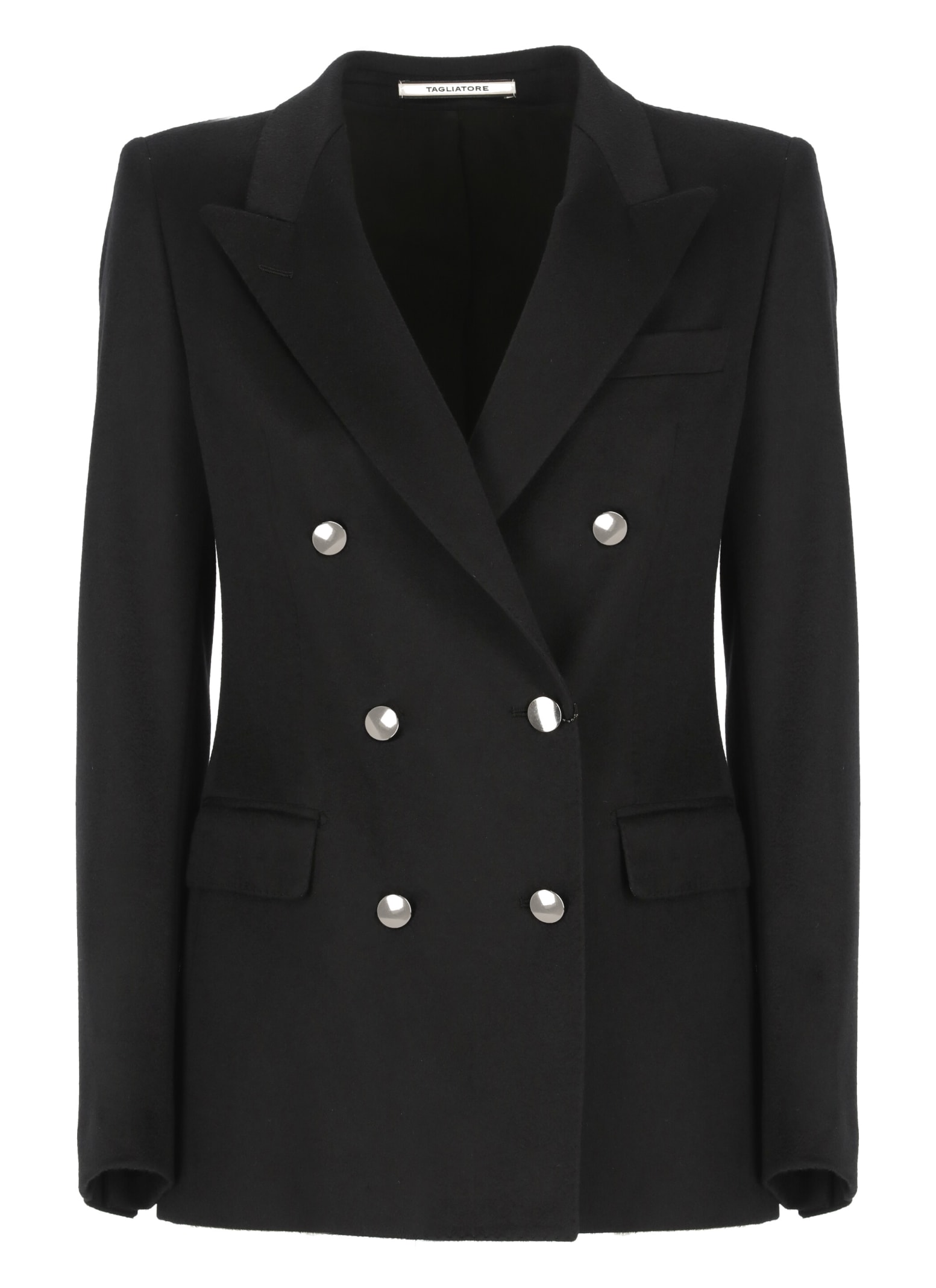 Shop Tagliatore Parigi Blazer In Black