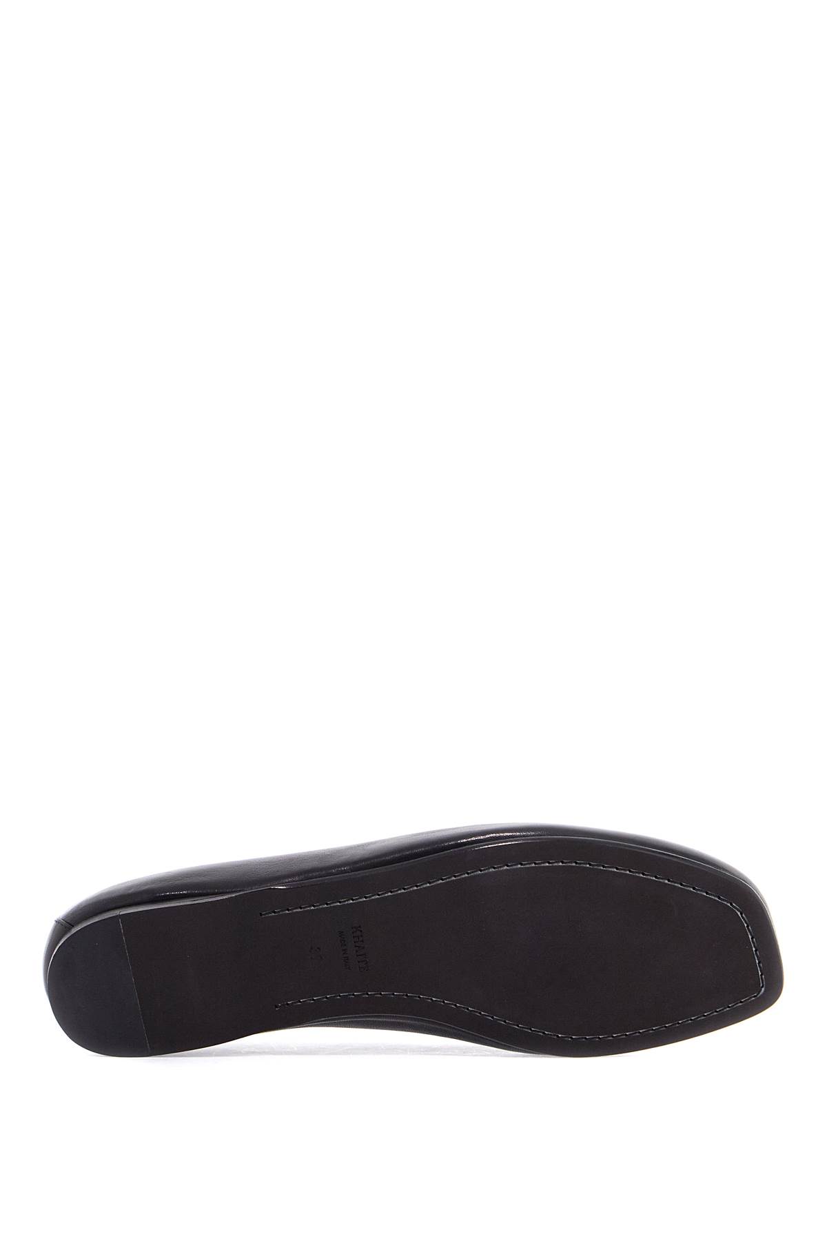 Khaite Black Nappa Leather Monroe Loafers In Black (black)