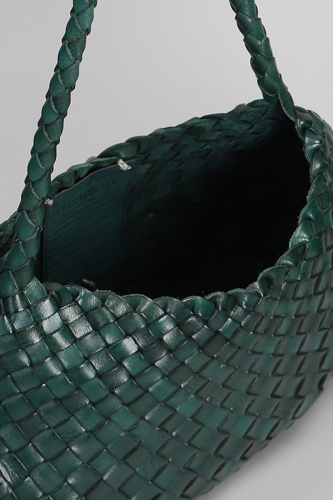 Dragon Diffusion Rosanna Mini Hand Bag In Green Leather In Green