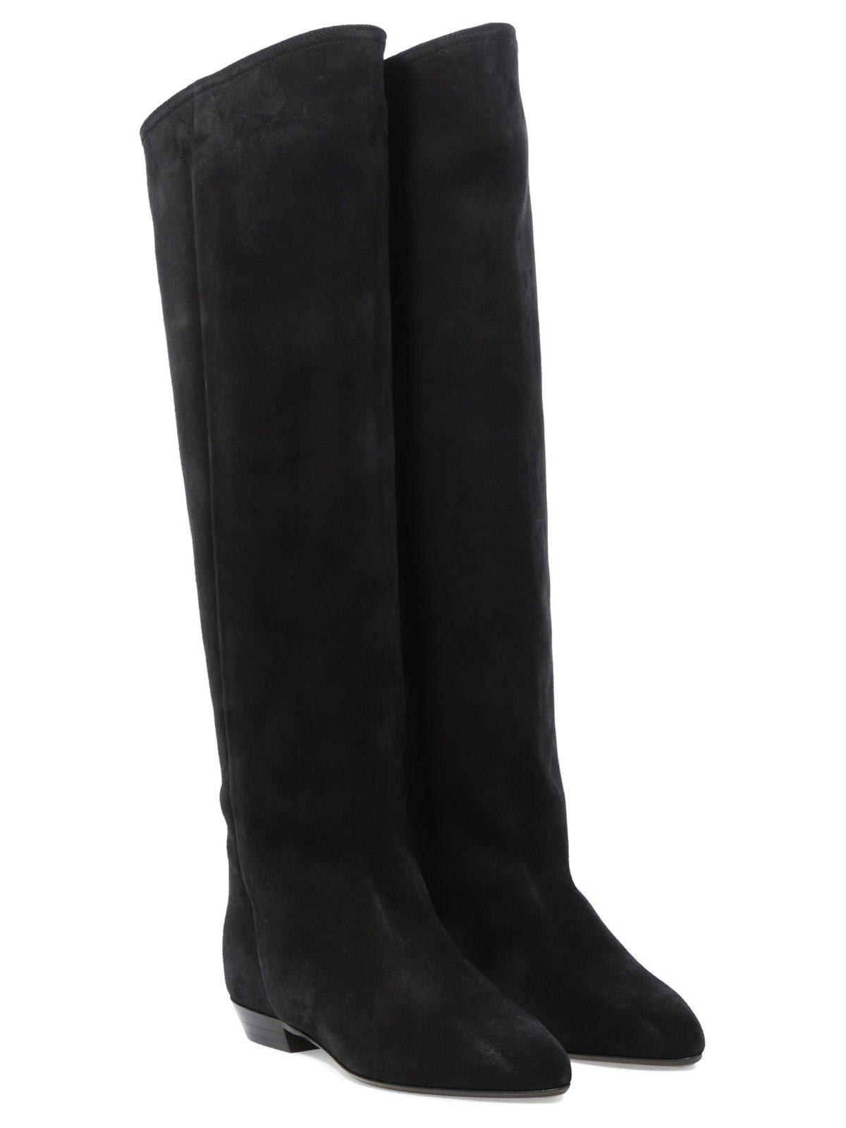 Shop Isabel Marant Pointed Toe City Boots In Black