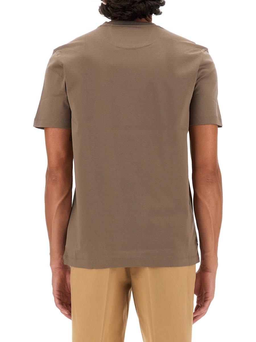 Shop Hugo Boss L-tesar T-shirt In Brown