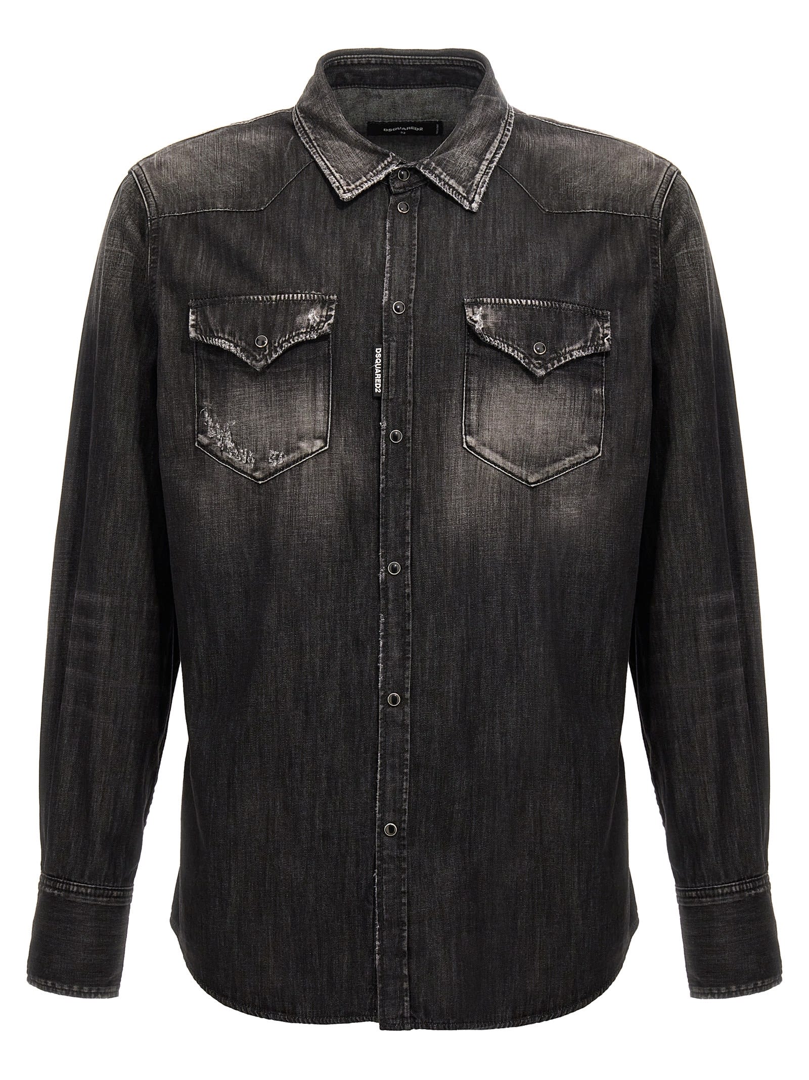 Shop Dsquared2 Classic Western Shirt