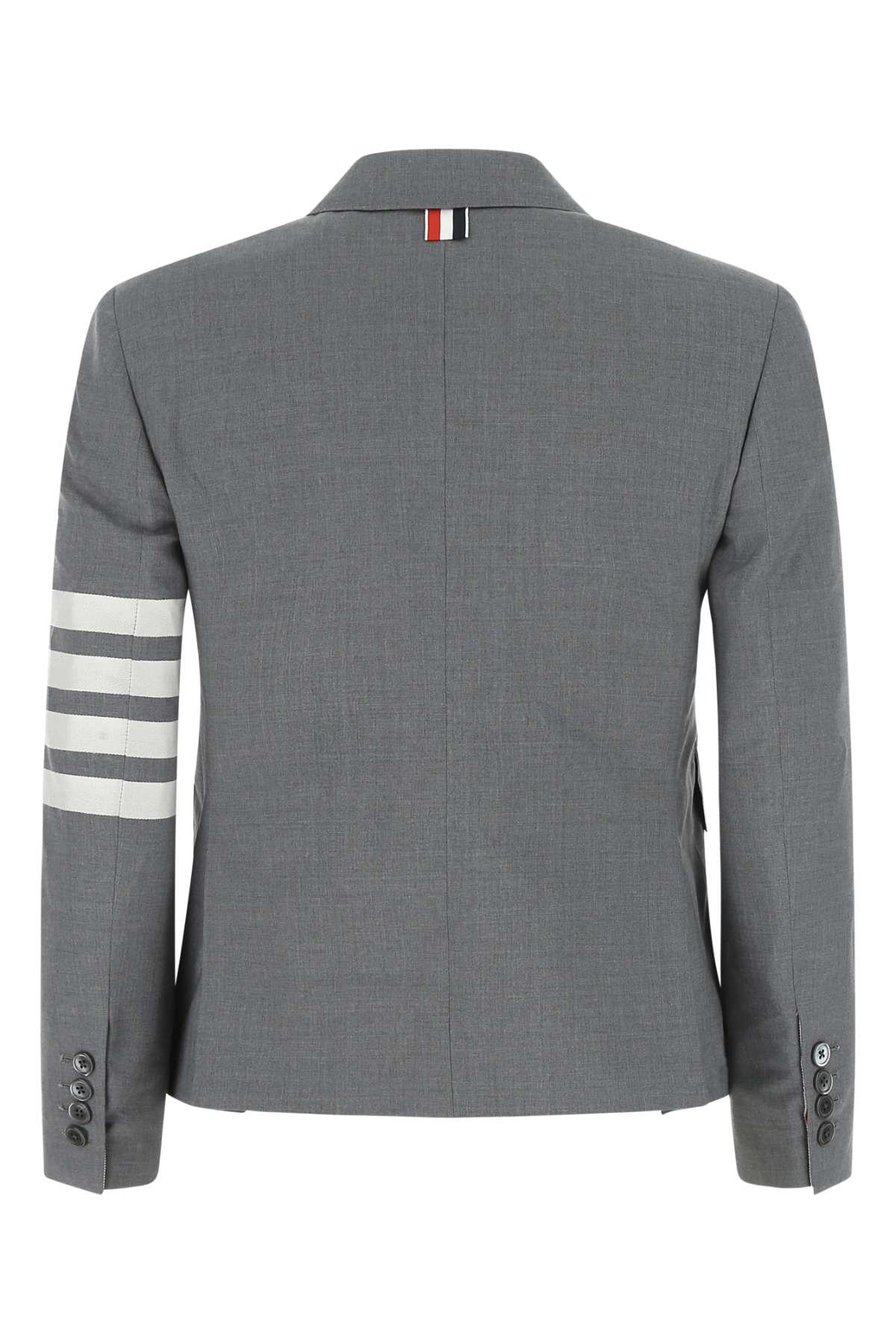 Thom Browne Grey Wool Blazer In 035