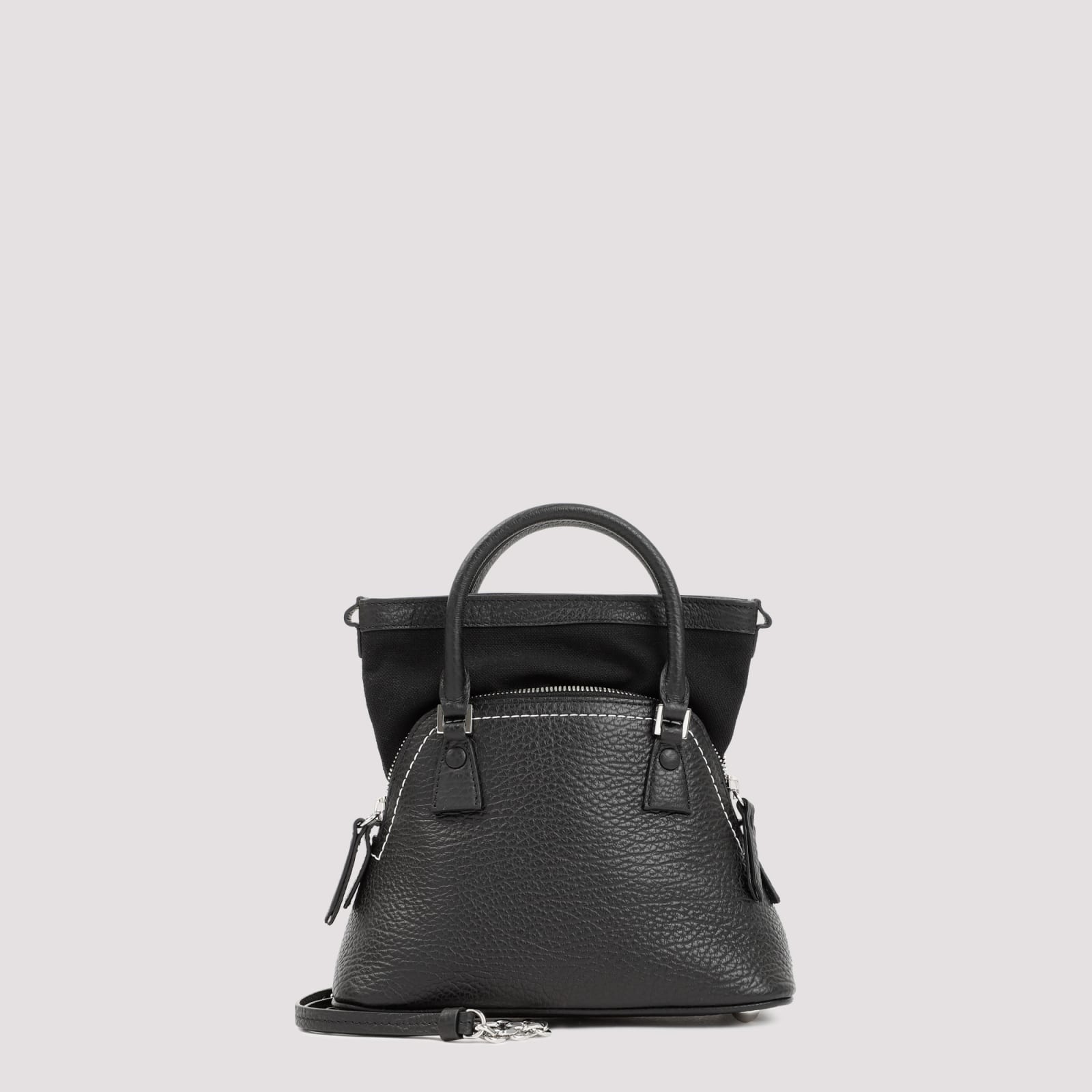 Shop Maison Margiela 5ac Micro Bag In Black