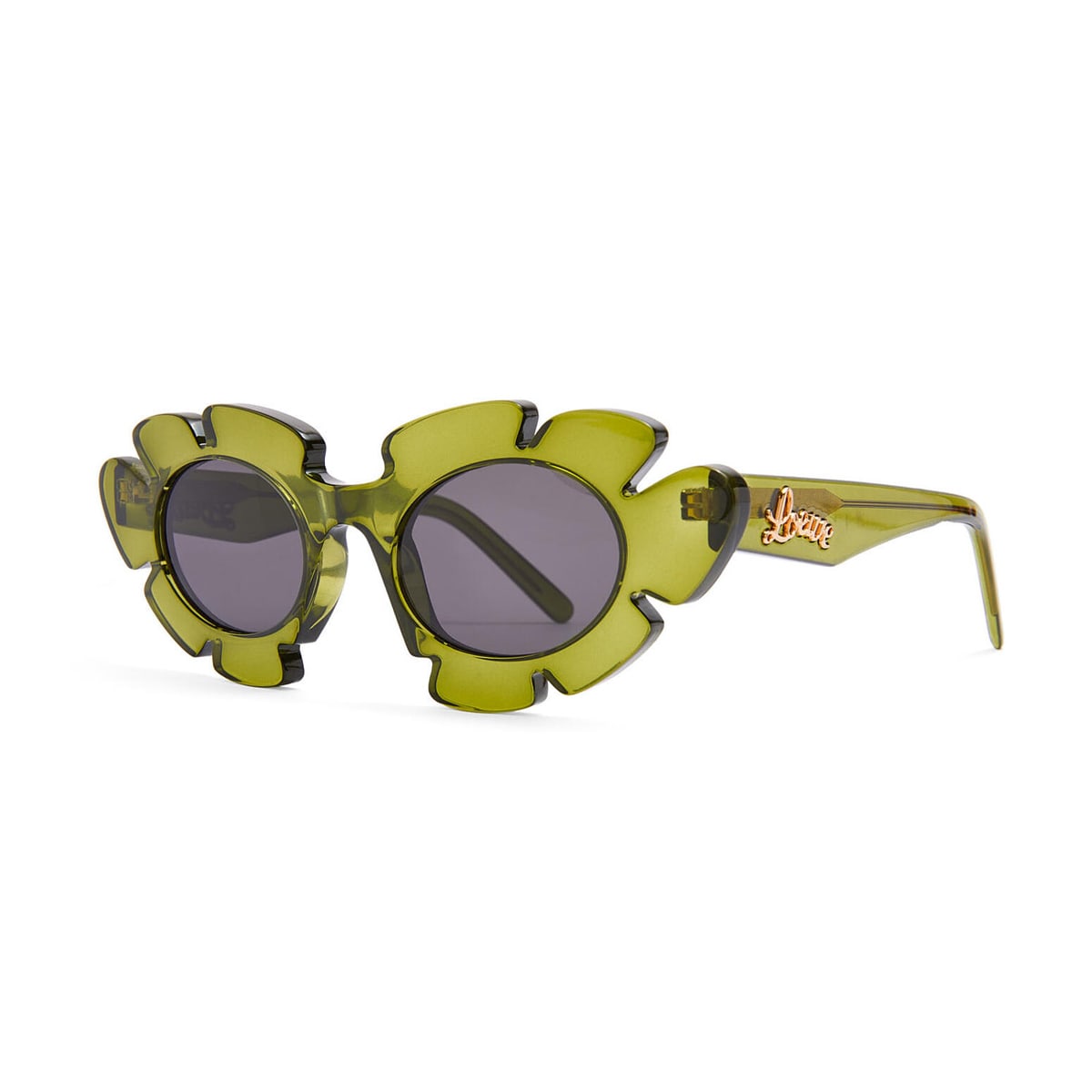 Loewe Logo Logo Sunglasses In Green