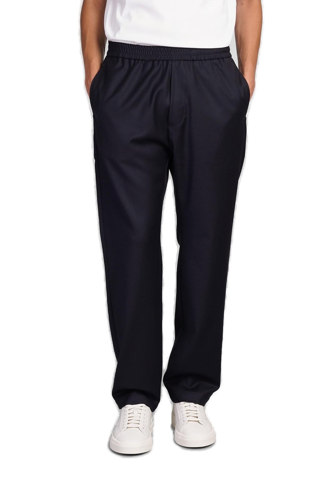 Shop Barena Venezia Bativoga Straight-leg Pants In Blue