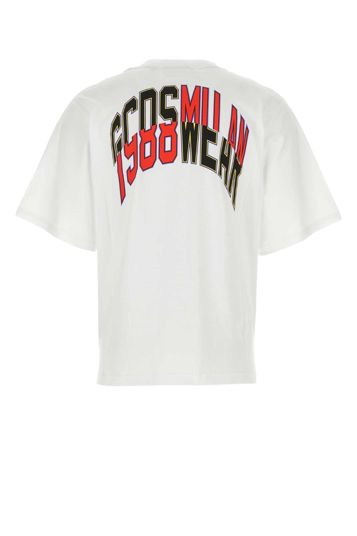 Shop Gcds White Cotton T-shirt
