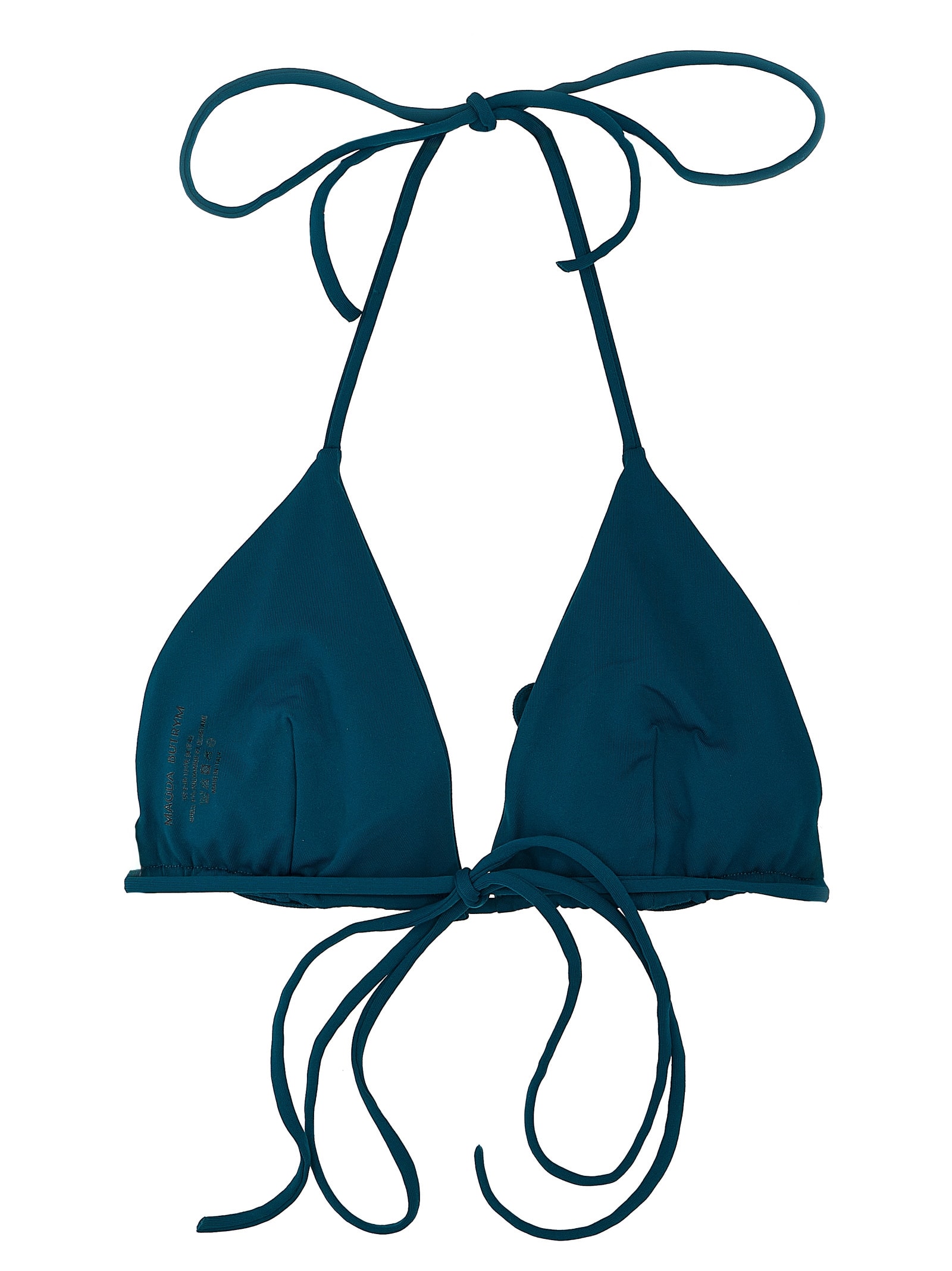 Shop Magda Butrym Swim Bra 01 Bikini Top In Blue