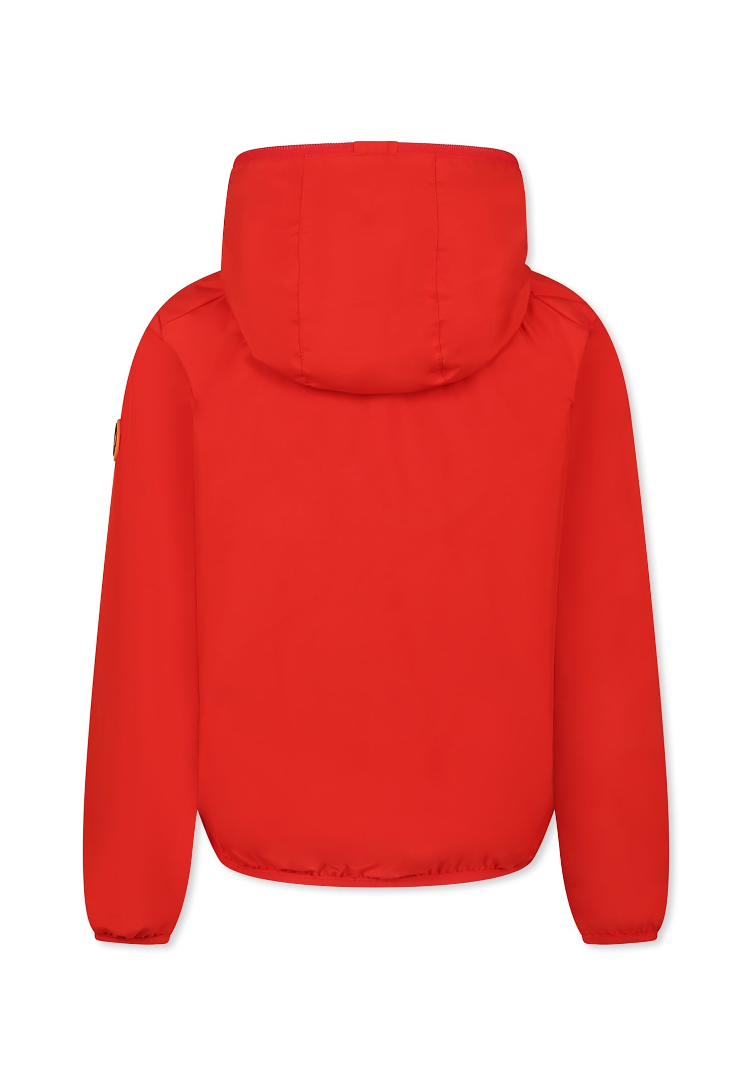 Save The Duck Red Jules Windbreaker For Boy With Logo In Red