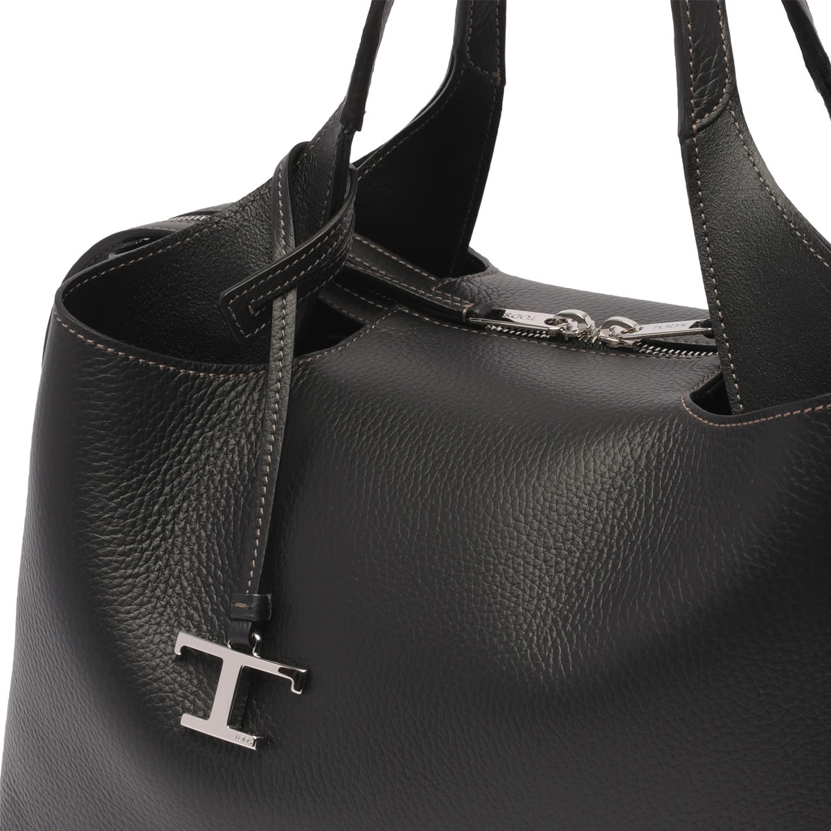 Shop Tod's Medium Handbag In Black