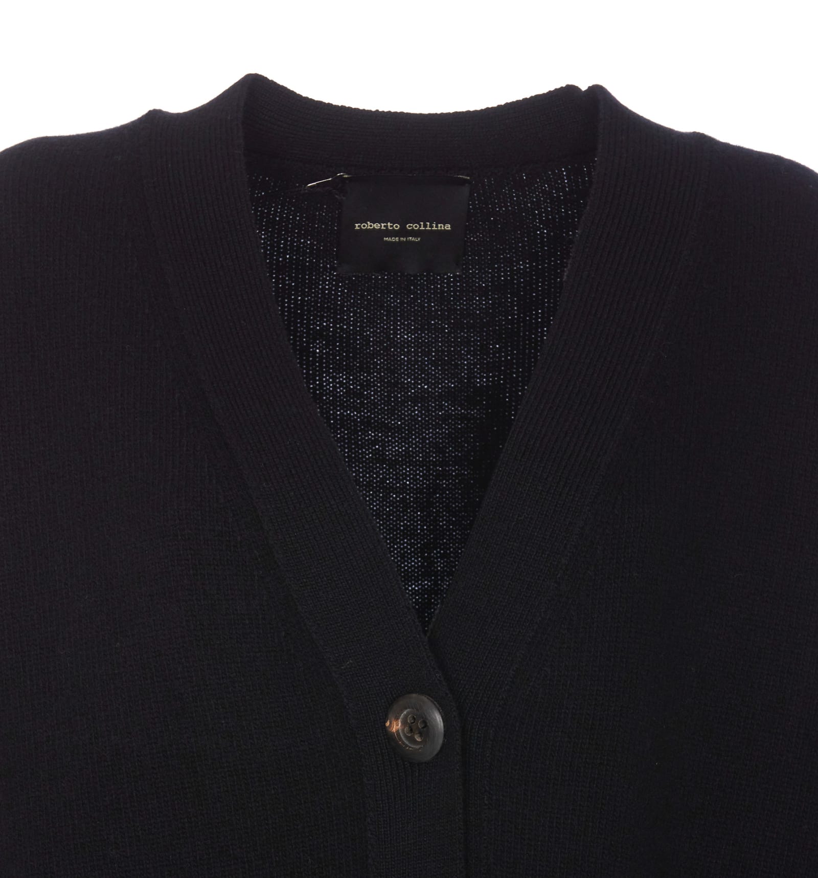 Shop Roberto Collina Cardigan In Black