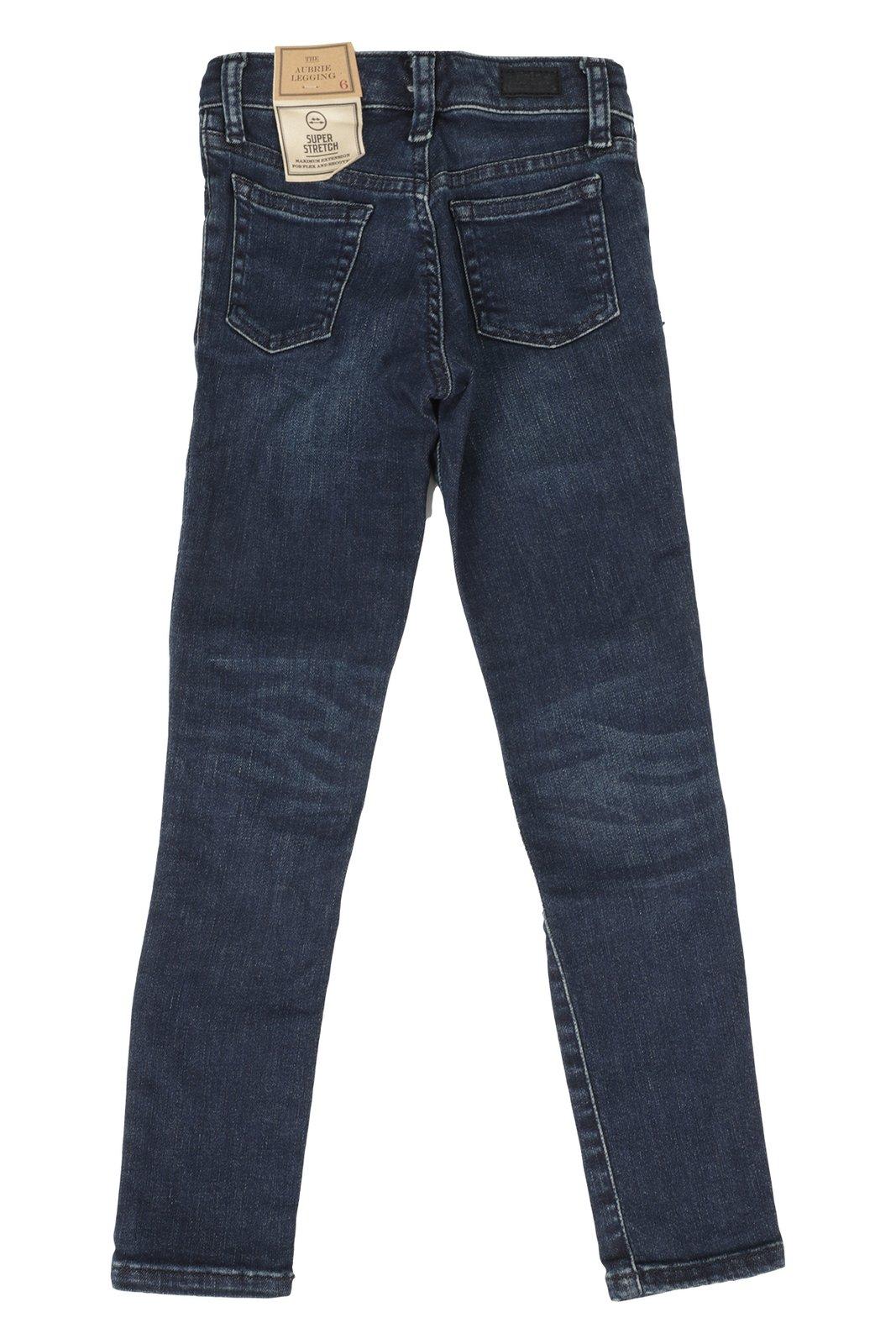 Polo Ralph Lauren Logo Patch Straight Leg Jeans In Denim