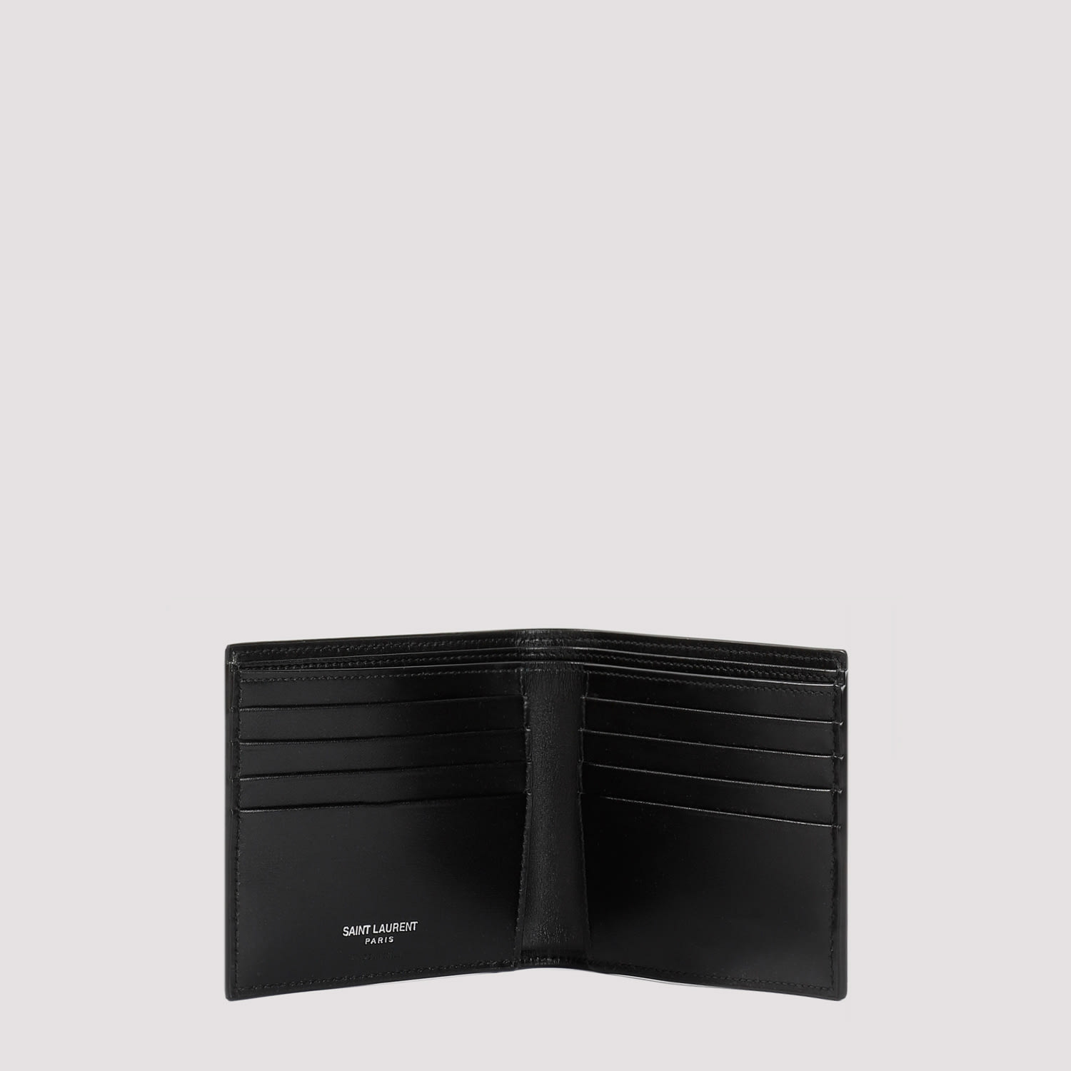 Saint Laurent Ysl Credit Card Holder In Black