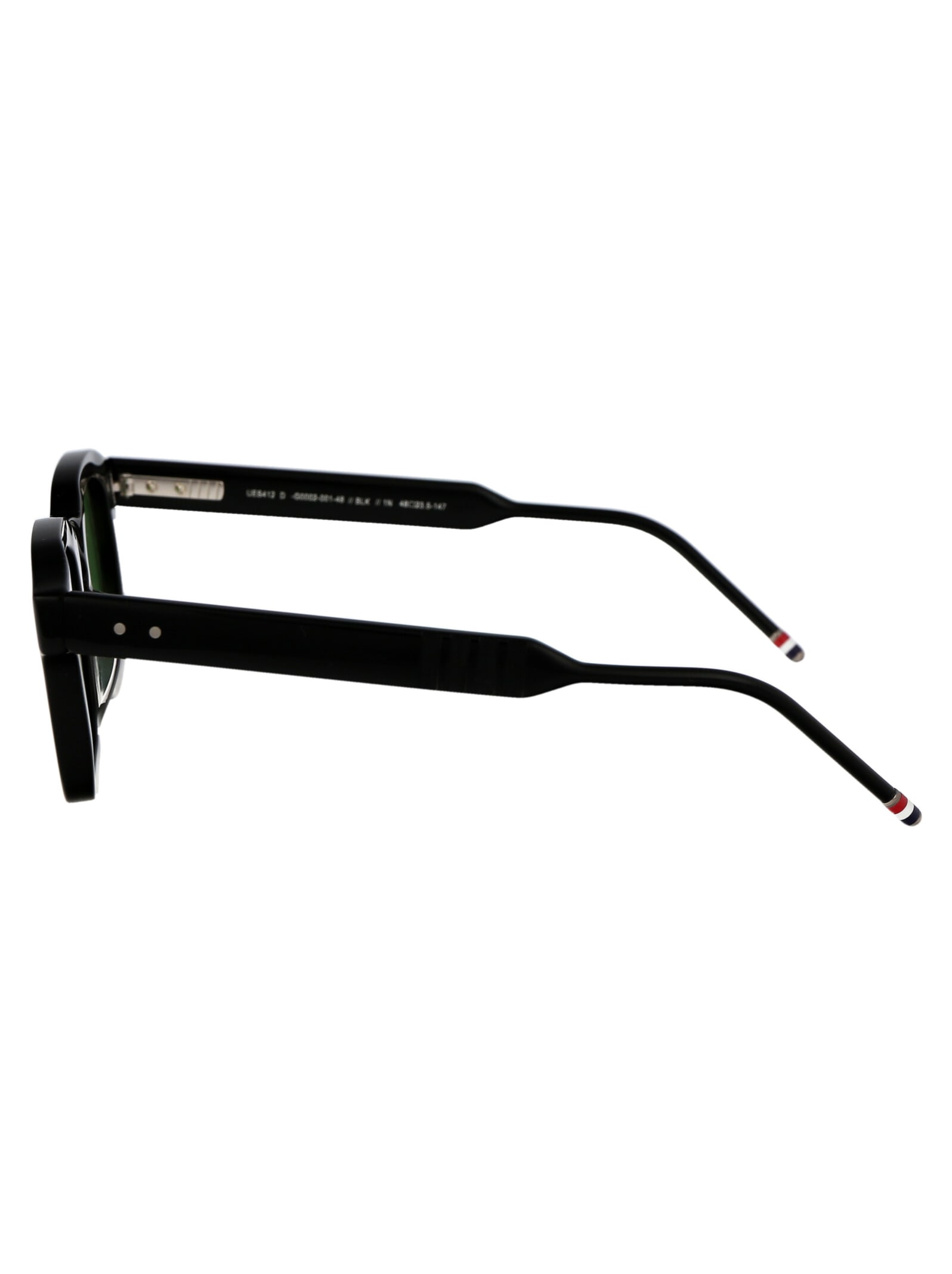 Shop Thom Browne Ues412d-g0002-001-48 Sunglasses In 001 Black