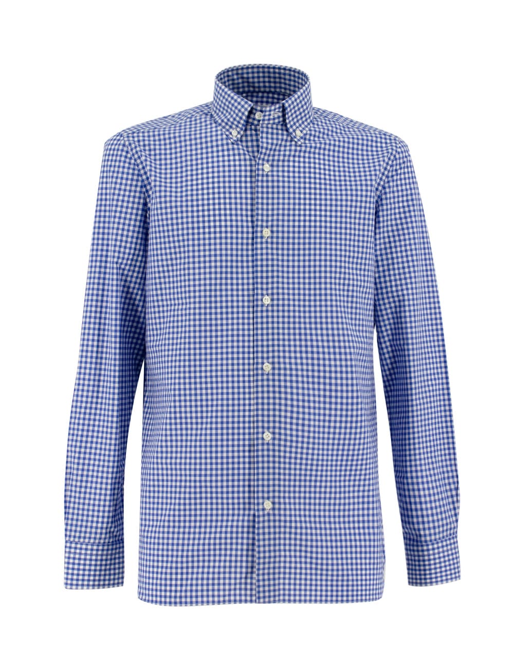 Shop Luigi Borrelli Shirt In Azzurro Scuro