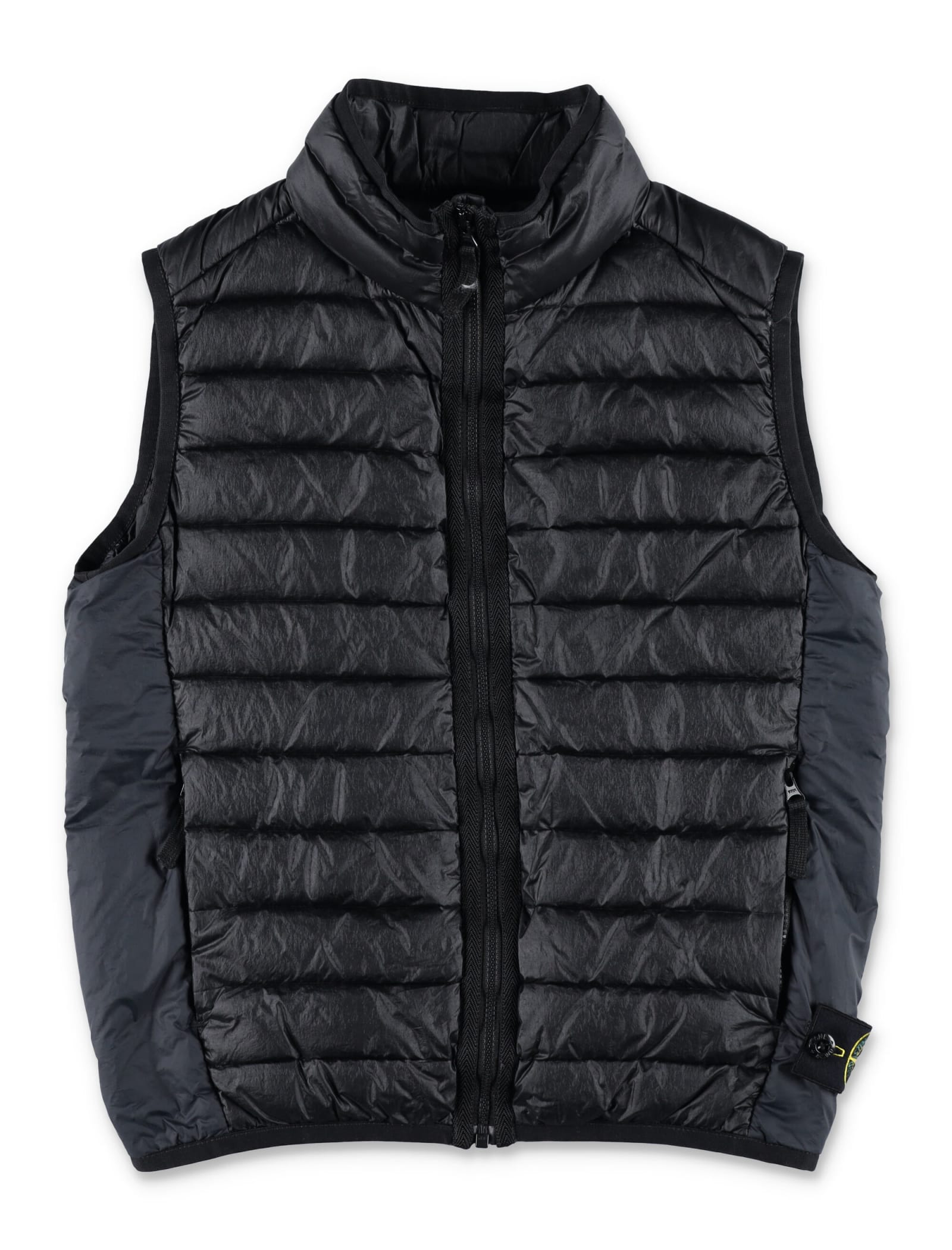 Stone Island Kids Vest For Boys In Black