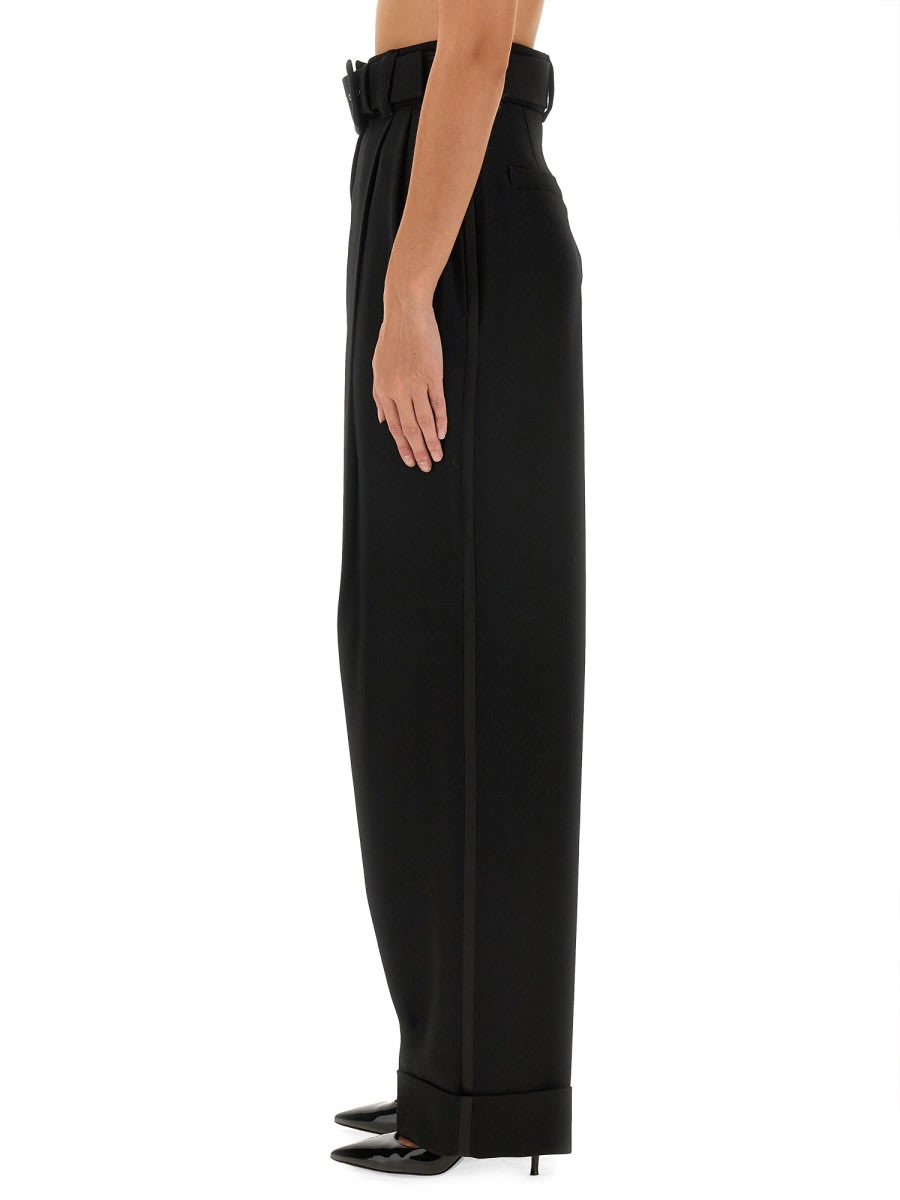 Shop Max Mara Street Piano Pants In Black