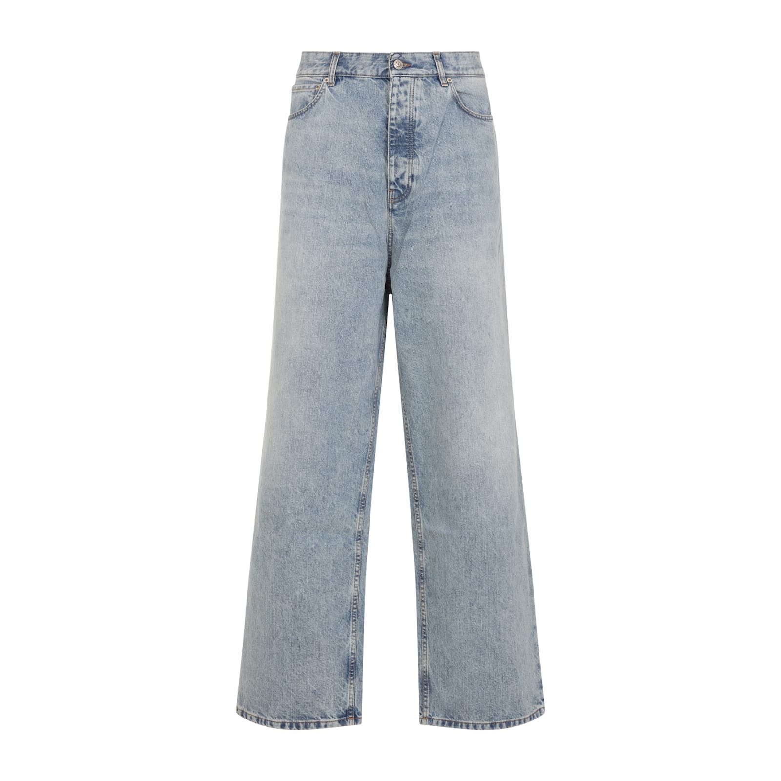 Balenciaga Light Blue Denim Jeans In Classic