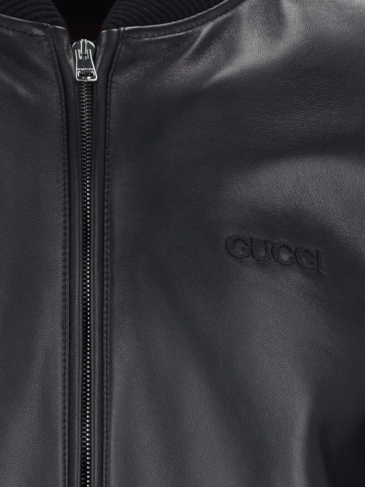 Gucci Nappa Bomber Jacket In Black