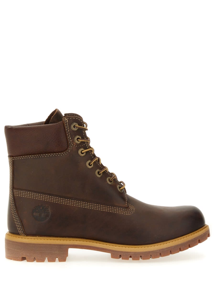 Shop Timberland ® Waterproof Lace-up Boot In Brown