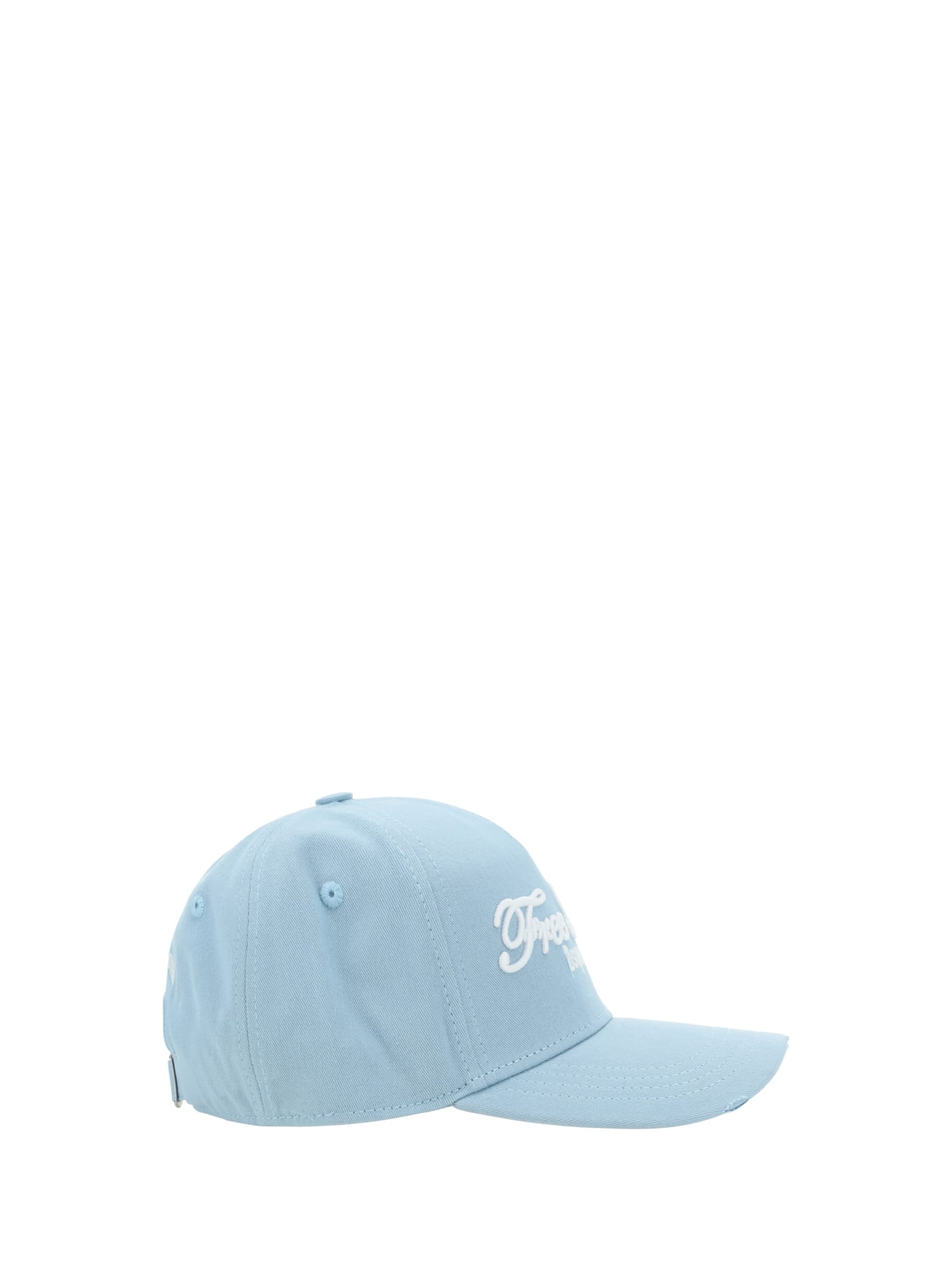 Shop Dsquared2 Baseball Cap In Azzurro+bianco