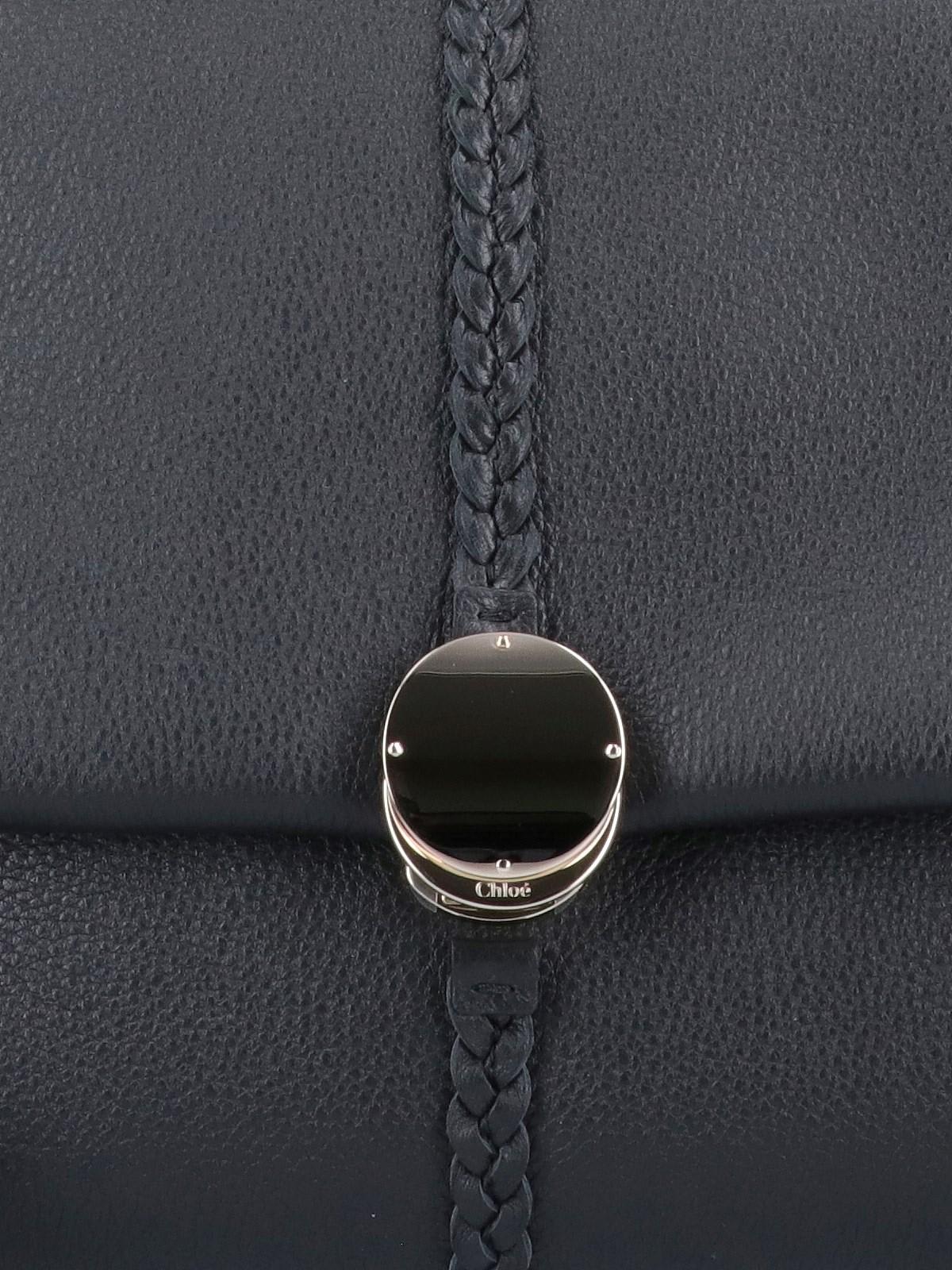Shop Chloé Penelope Medium Shoulder Bag In Nero